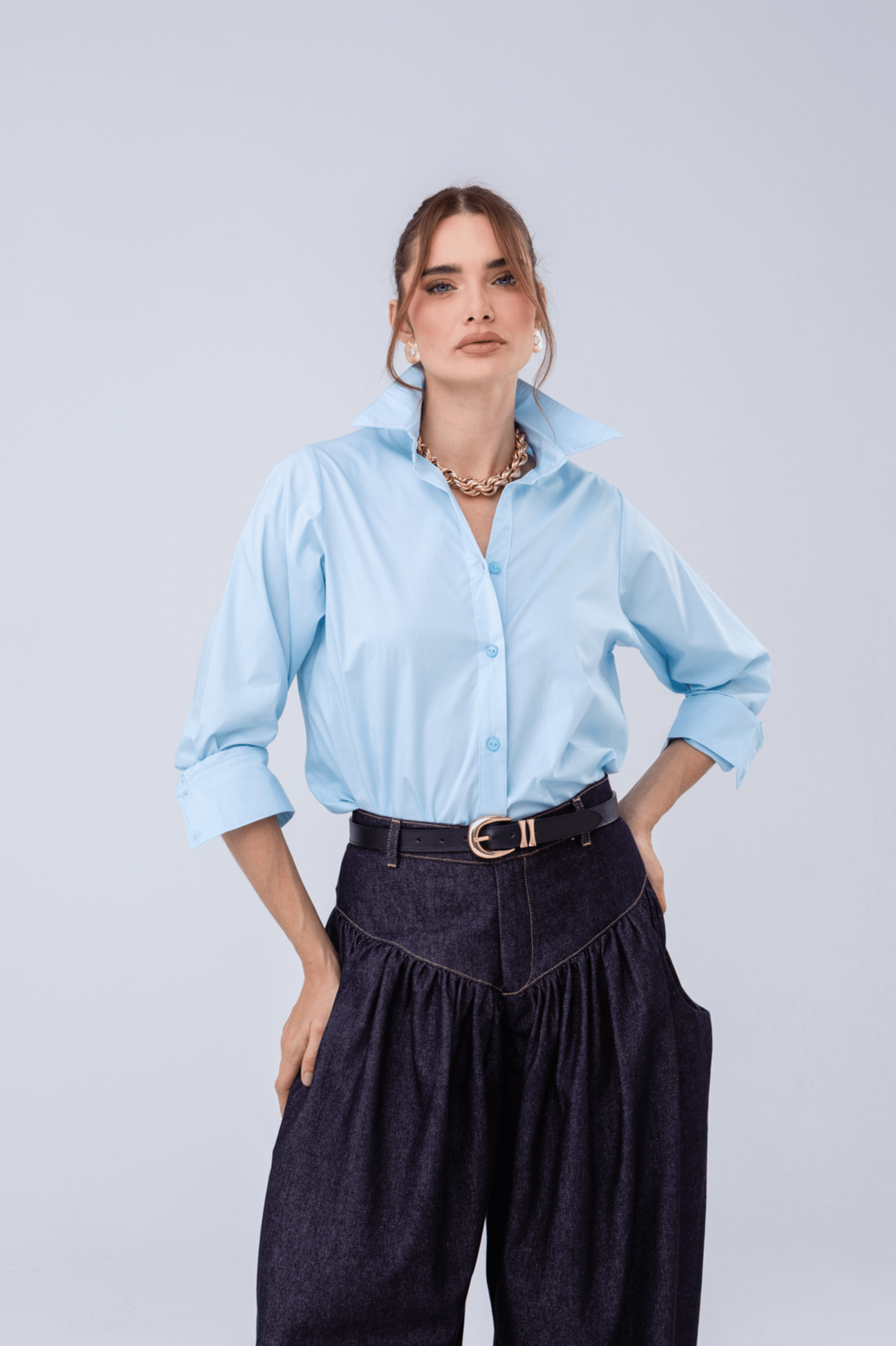 PTJ00010 pantalón con bolsillos