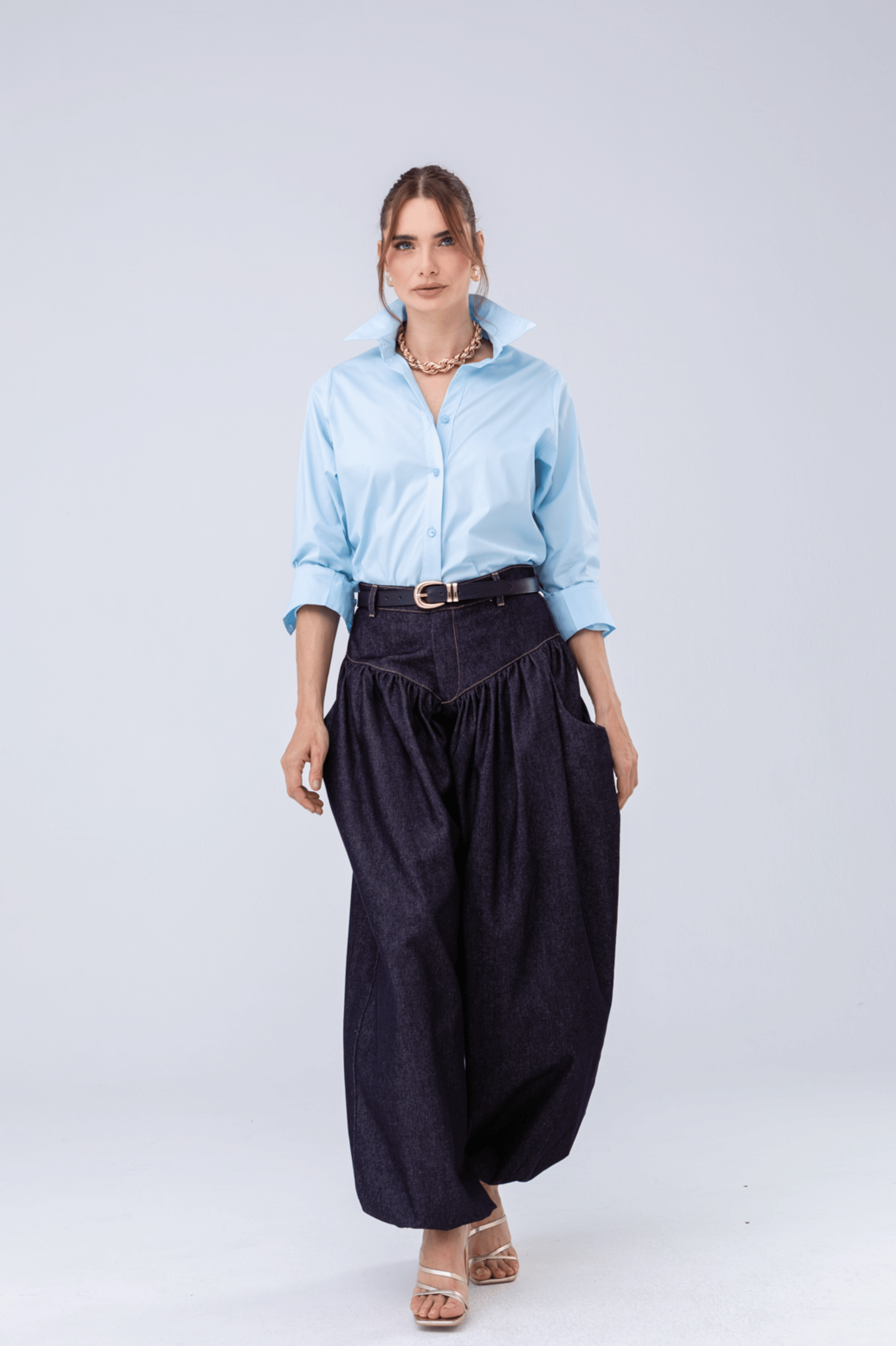 PTJ00010 pantalón con bolsillos