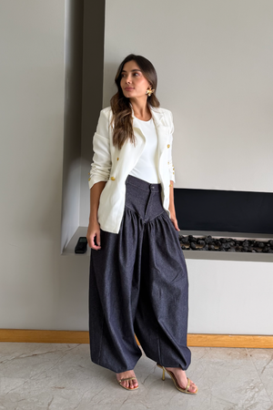 PTJ00010 pantalones aladino con ajuste en la cadera