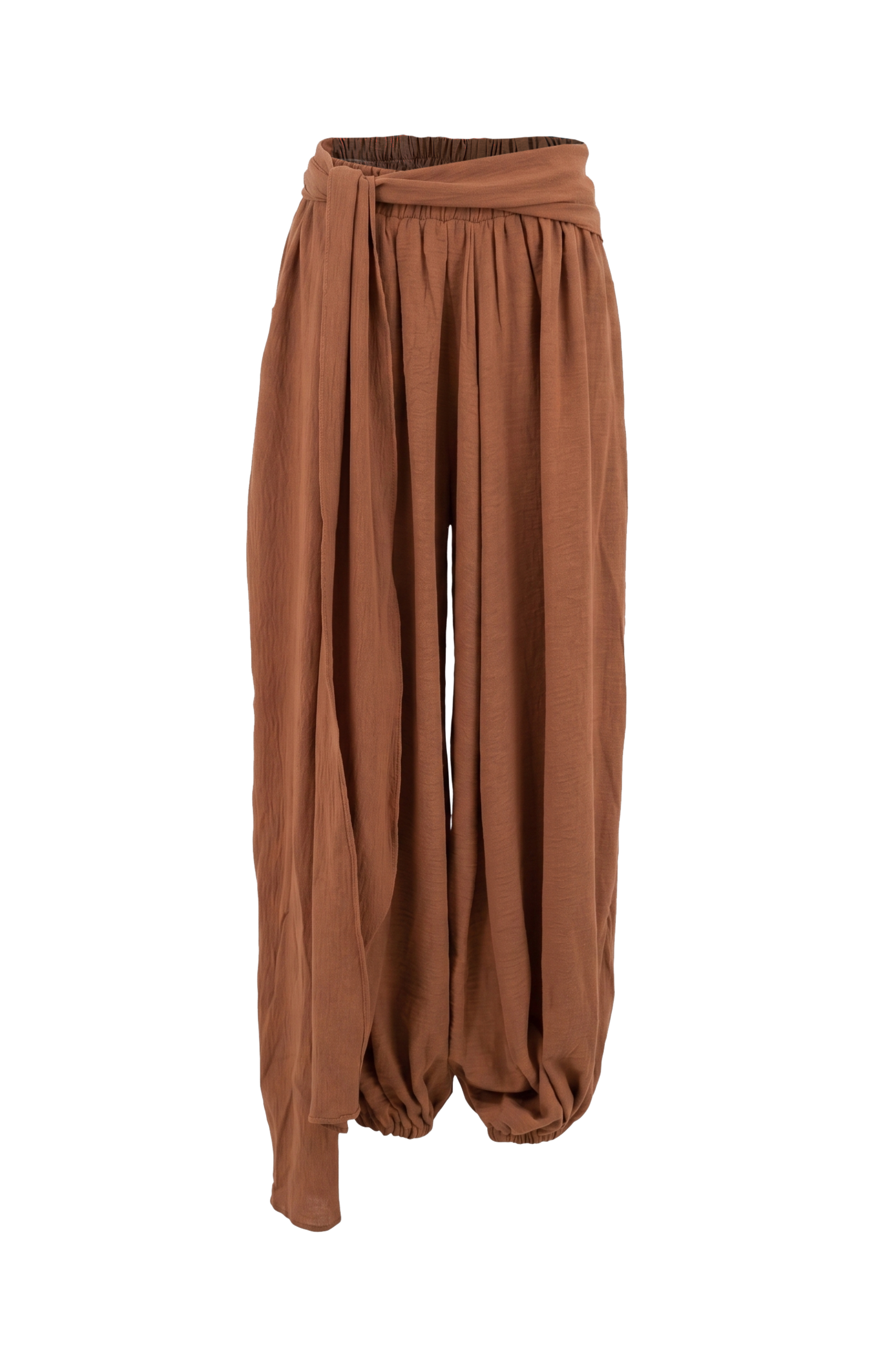 PTJ0082120 pantalón con resortes en los tobillos 