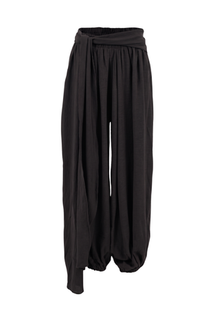 PTJ0082120 pantalón con resorte color negro