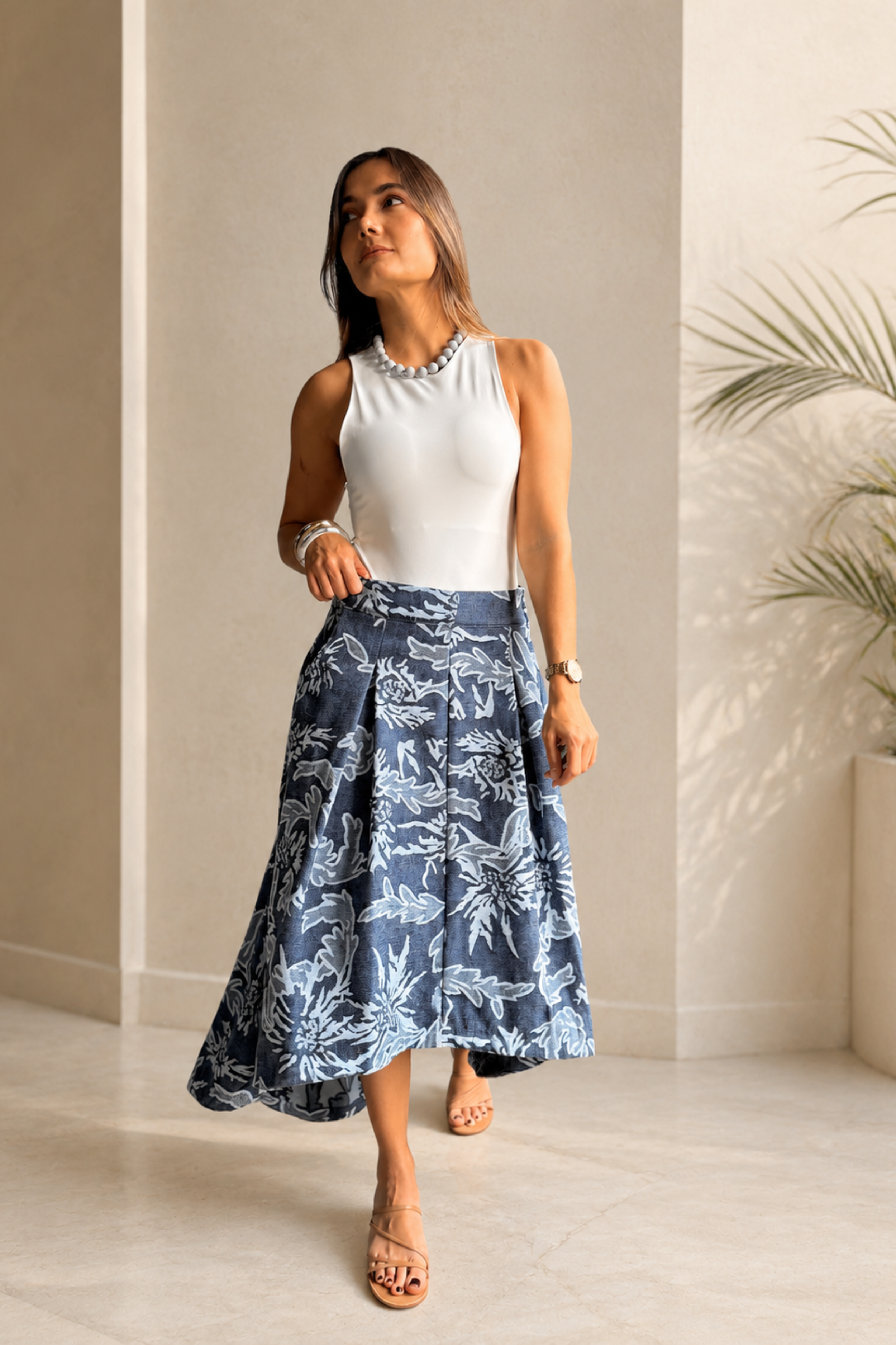 PTJ0105 falda para mujer elegante