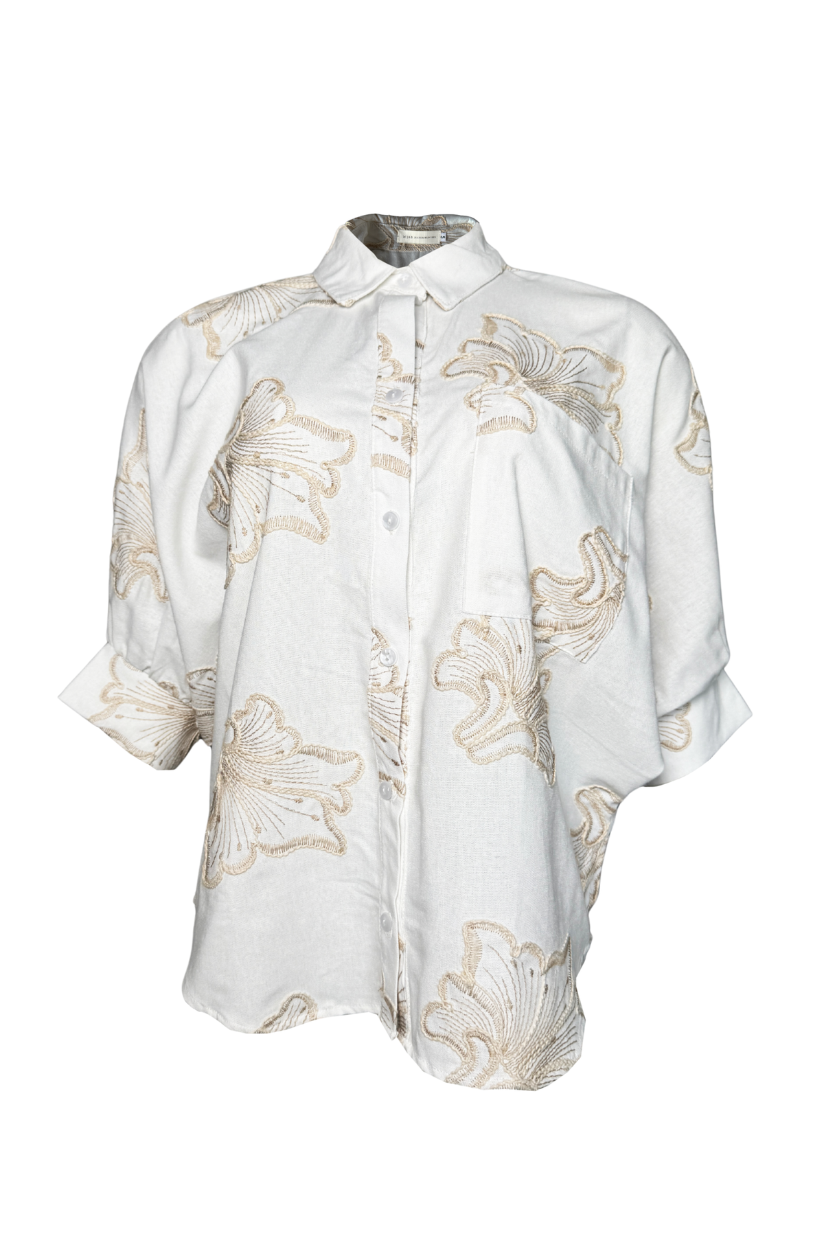 PTJ013729 blusa amplia con bolsillos