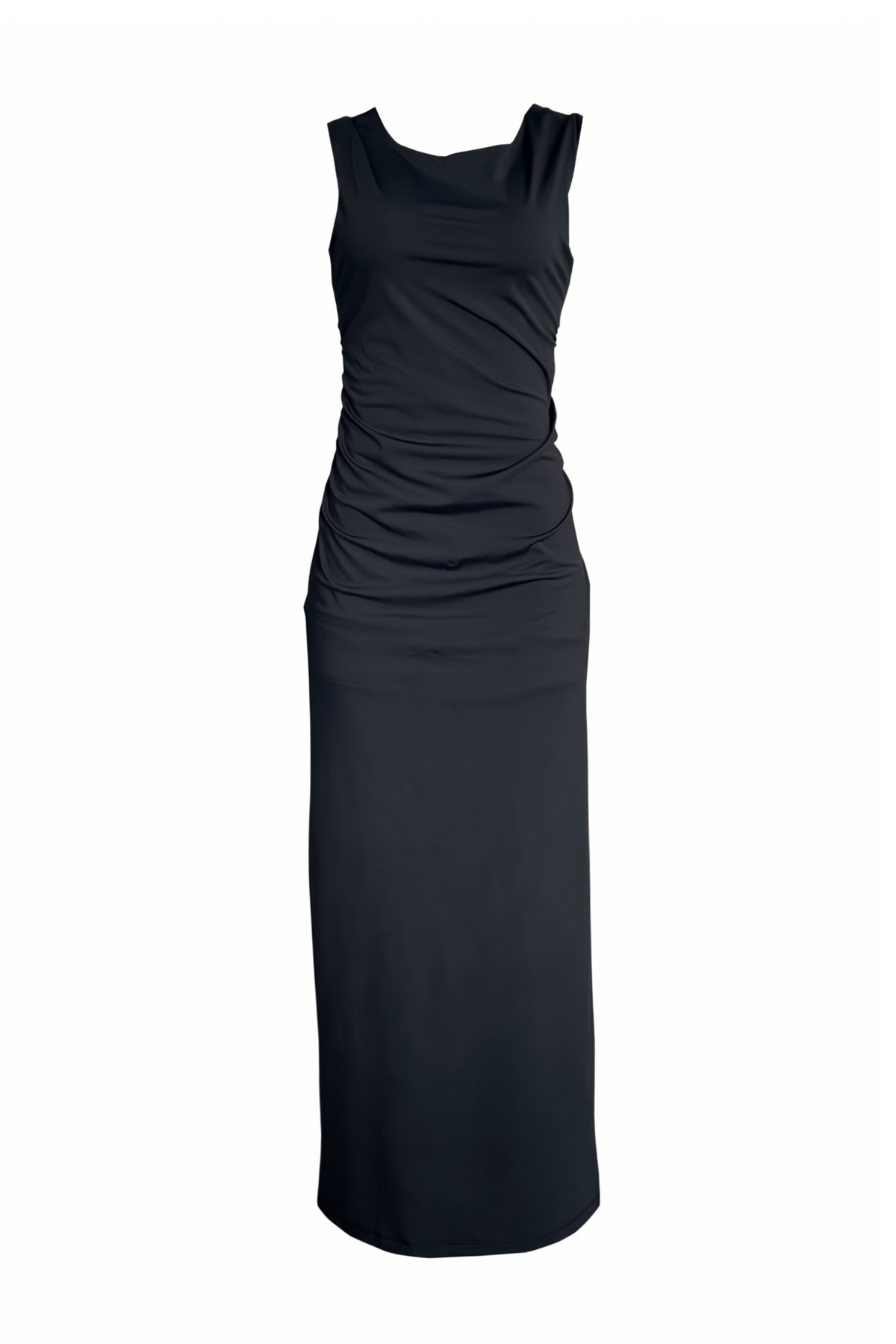 PTJ018212 vestido  largo color negro 