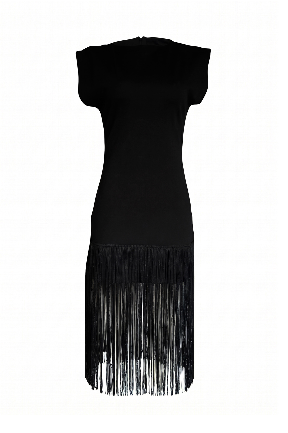 PTJ019320 vestido negro con cierre