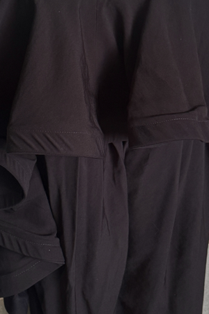 PTJ0207300 pantalón negro con boleros