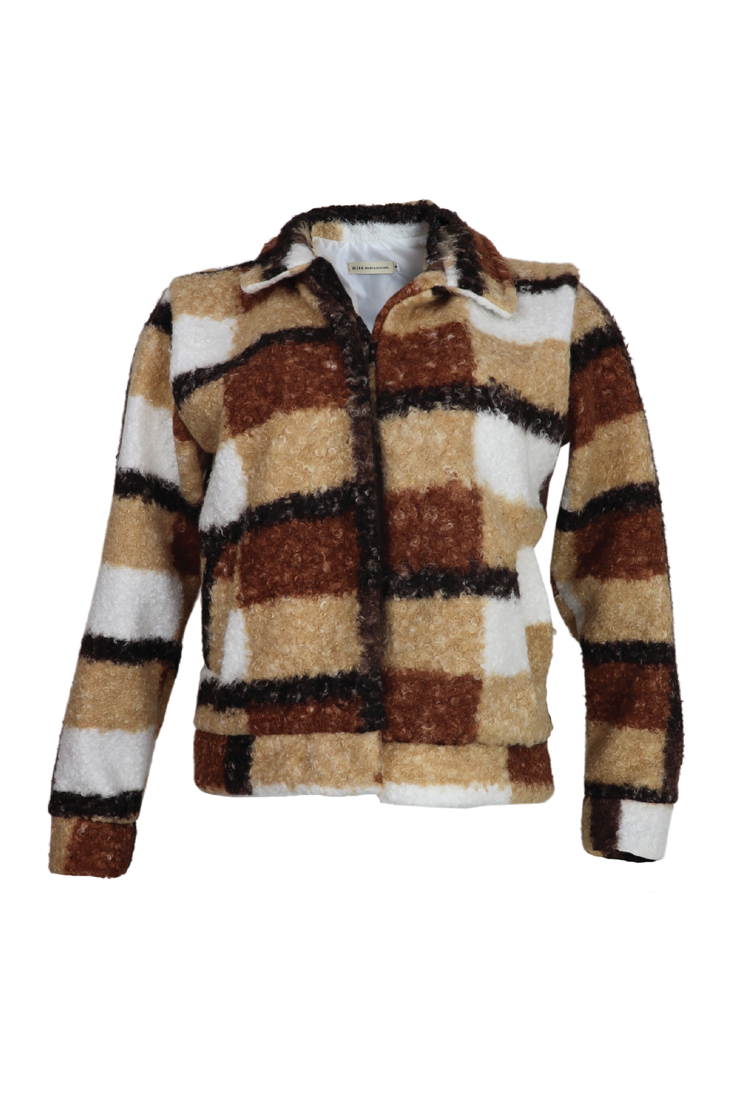 Chaqueta leñadora corta color café