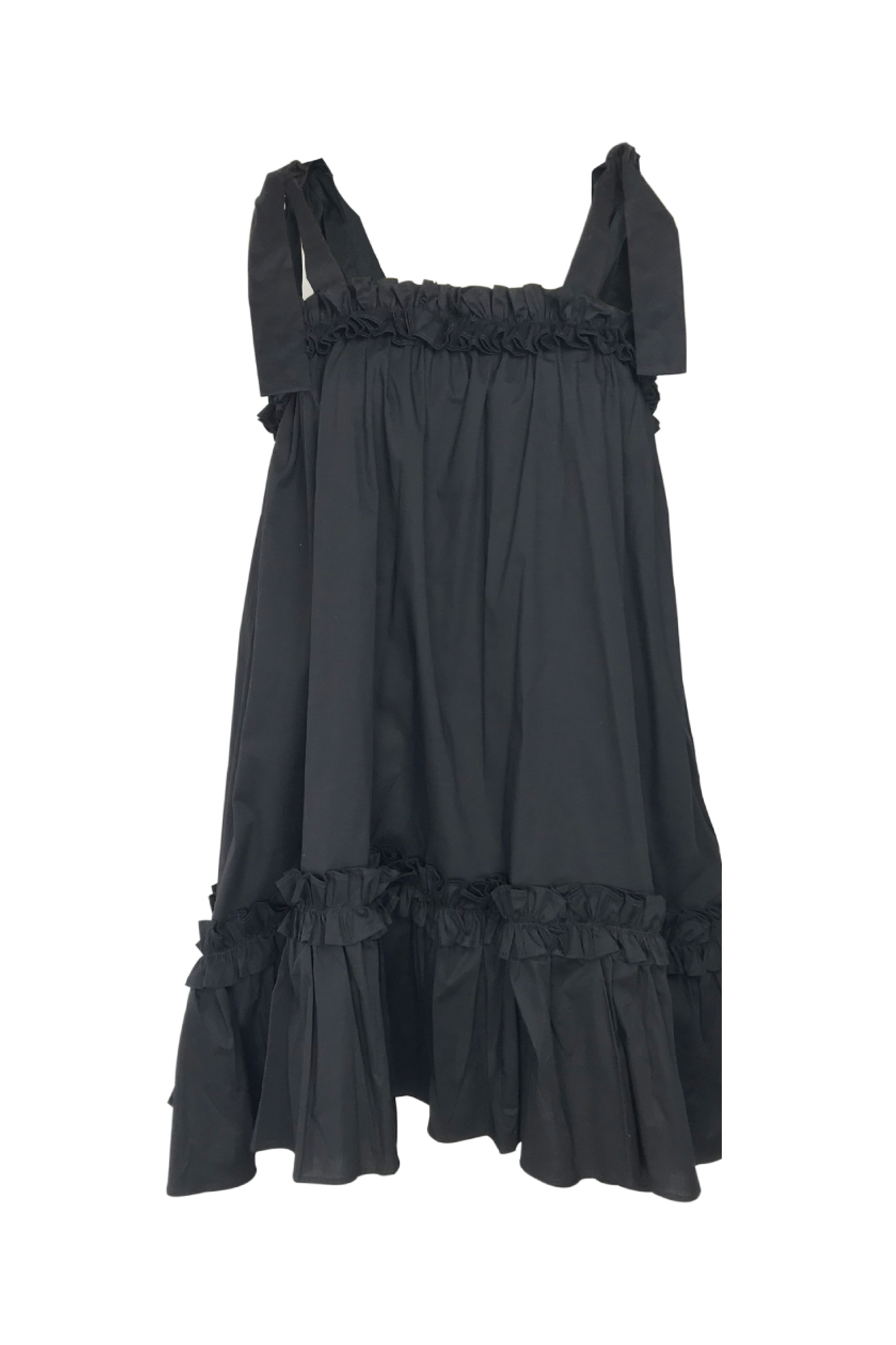 PTJ107809 vestido corto con lazos