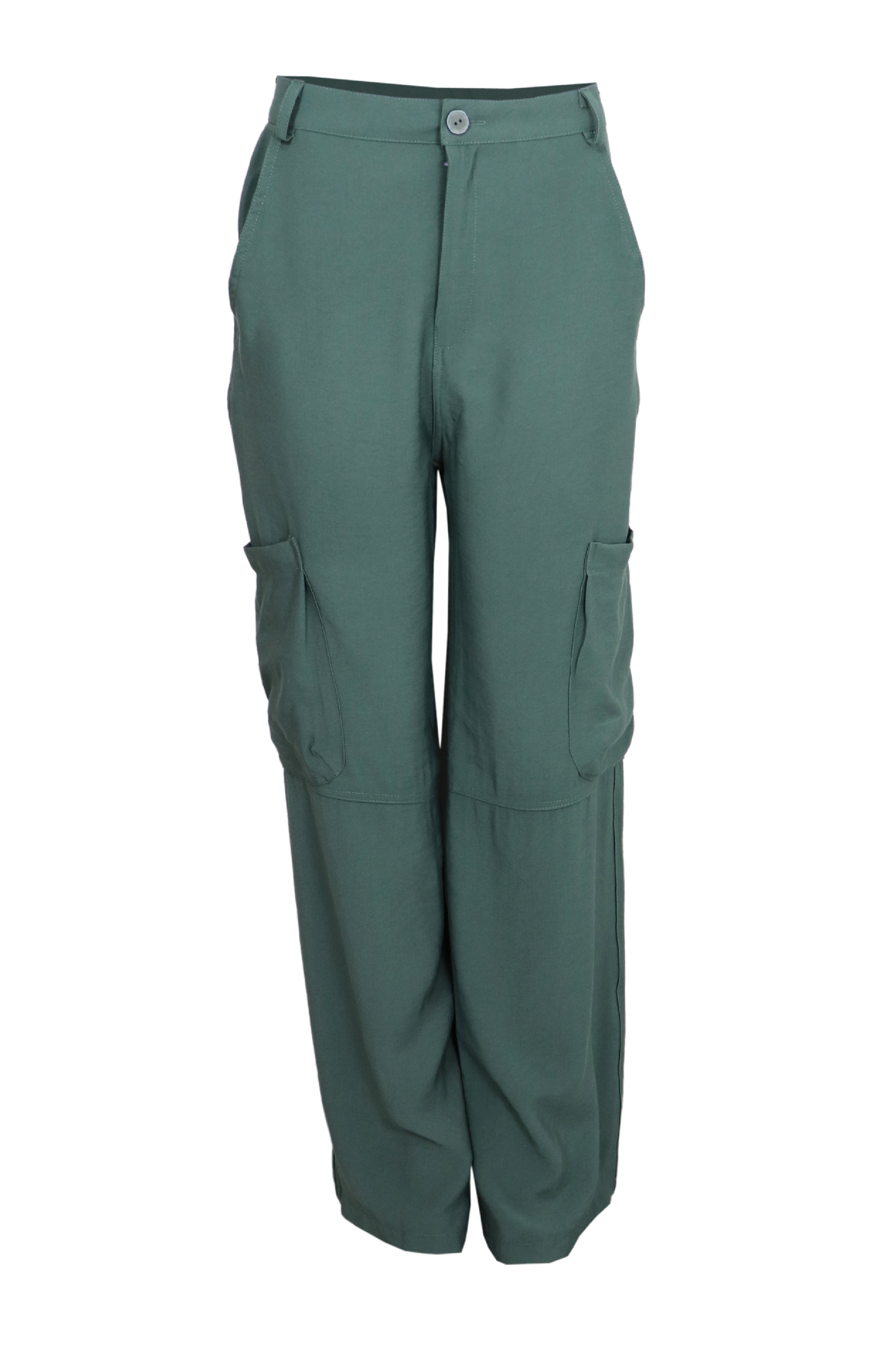 pantalón cargo color verde oliva