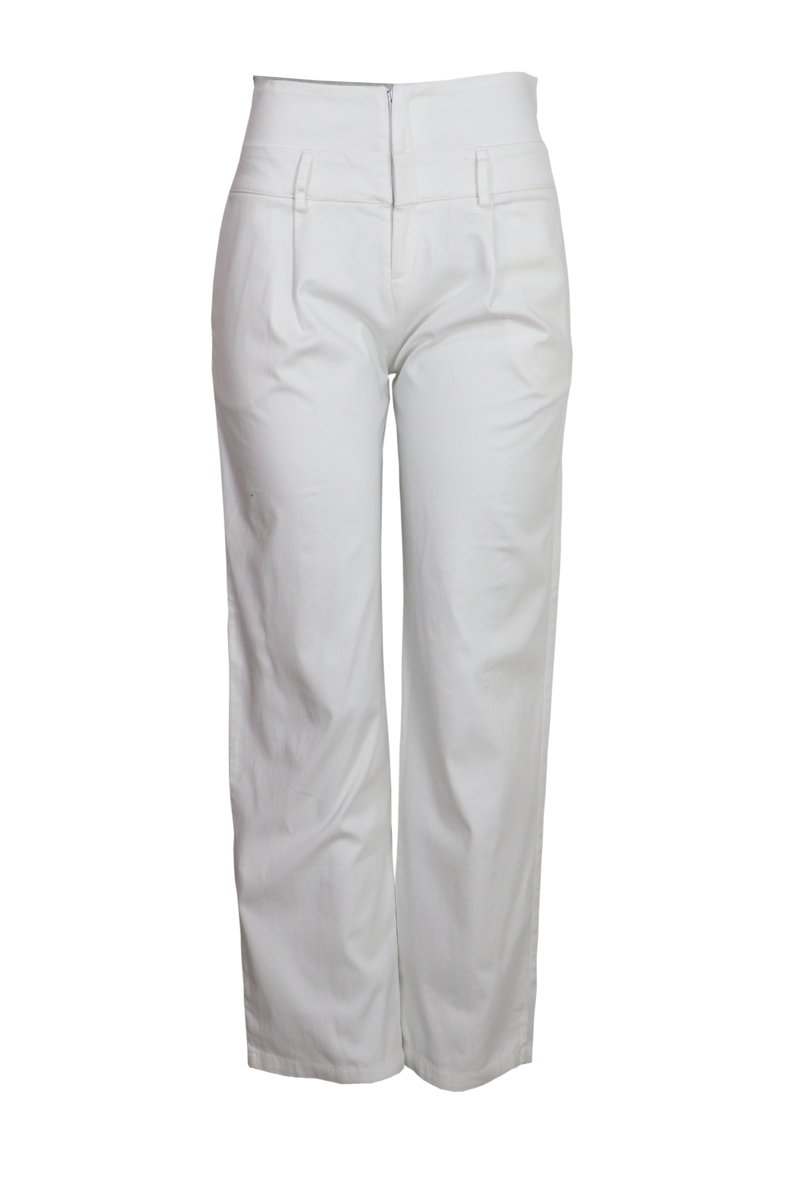 Pantalón de doble pretina Mirage color blanco