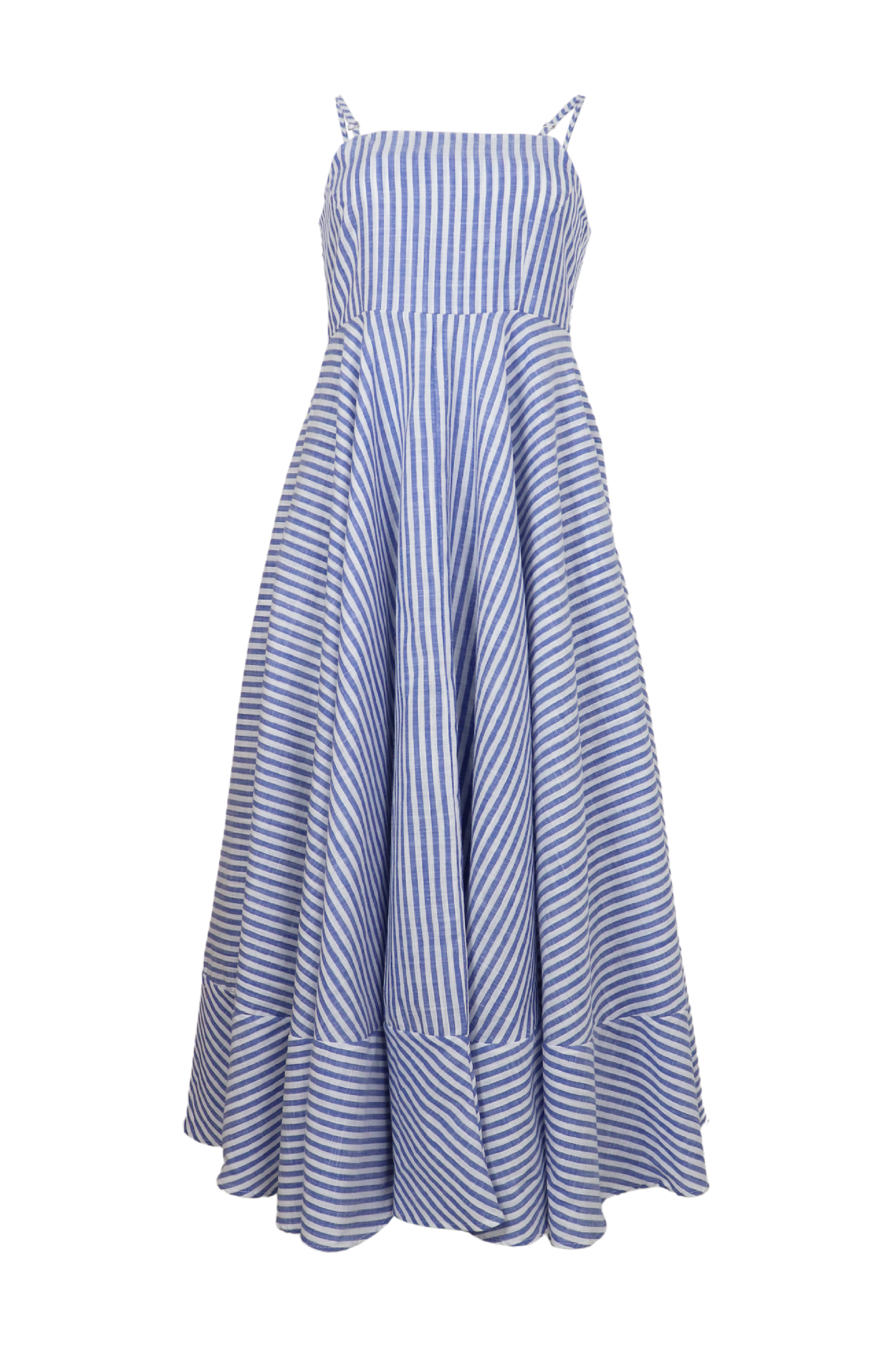 Vestido midi de tiras Elaine