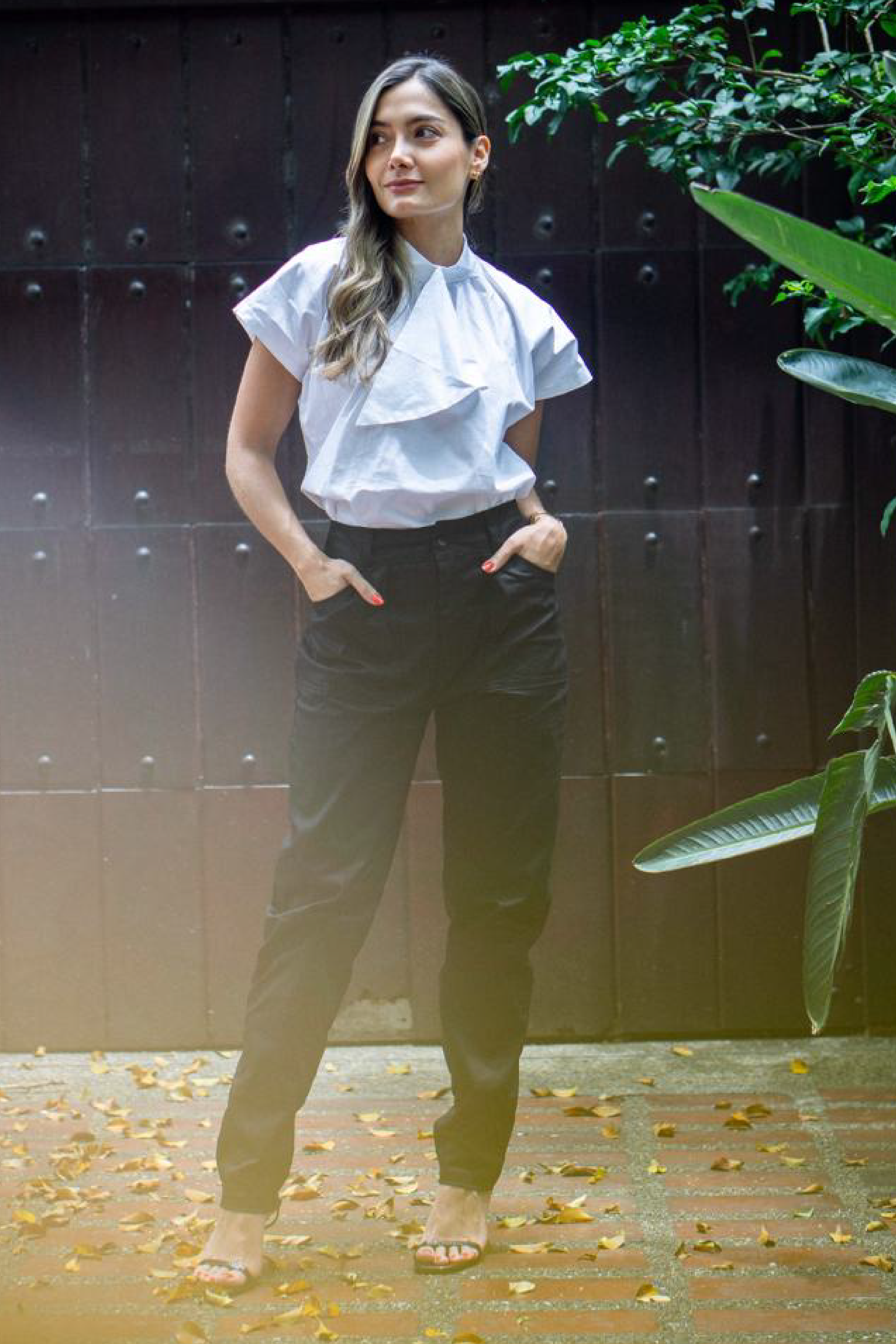 PTJ130409 blusa con corbatín