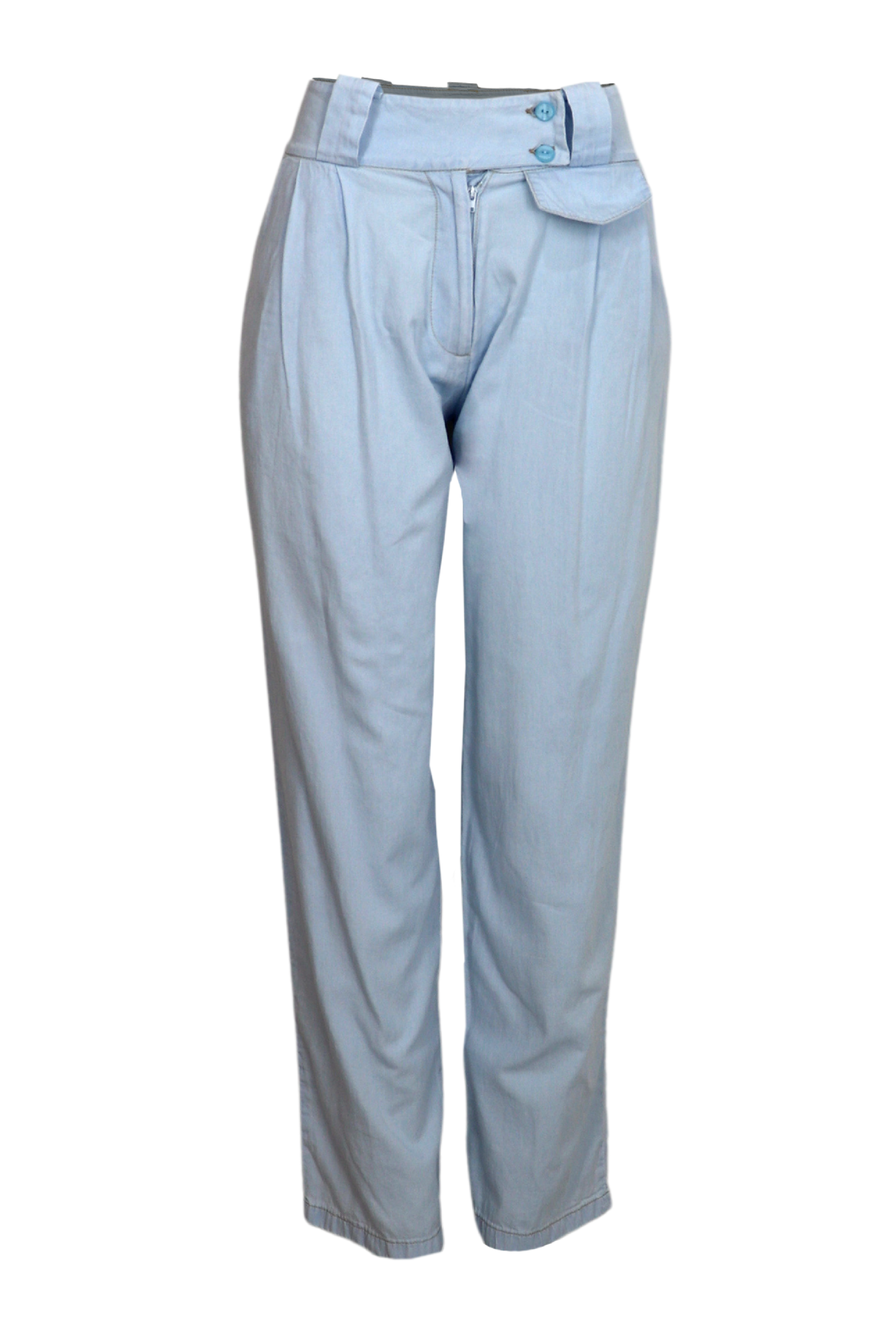 Pantalón con pretina y bolsillo con solapa