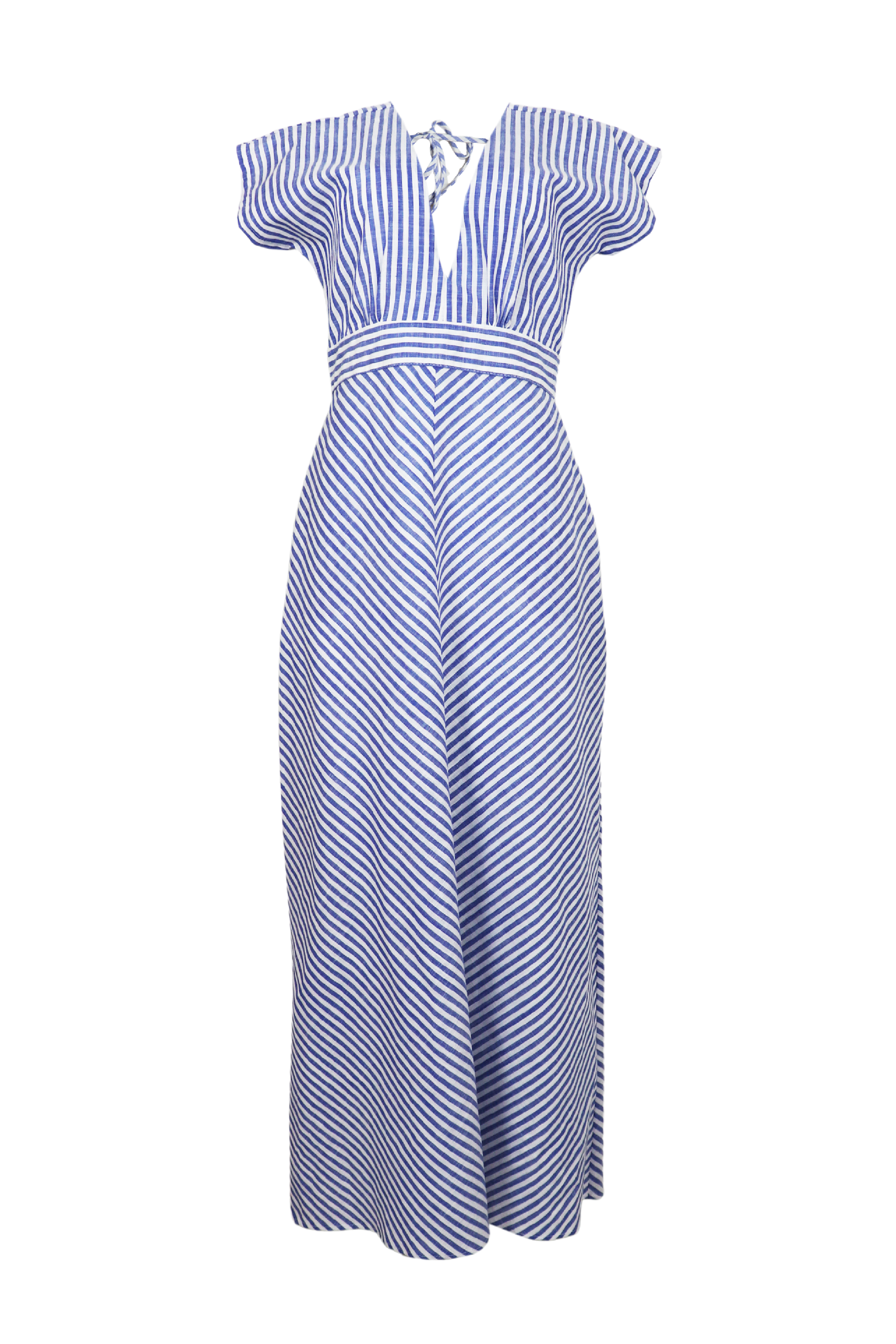 PTJ132201-Vestido-largo-manga-rodada-Elaine-AZUL