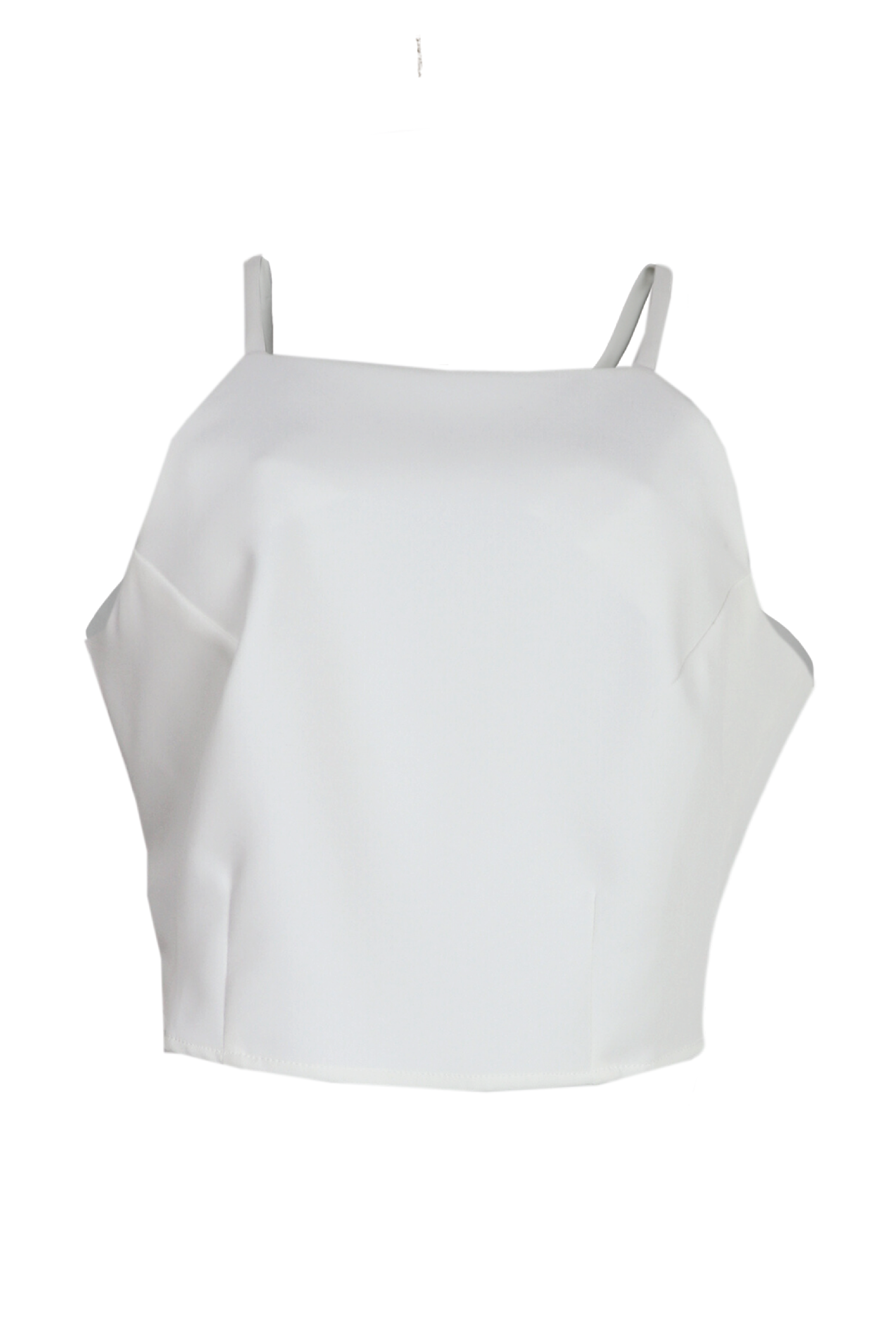 Blusa corta de tiras Amorette color beige