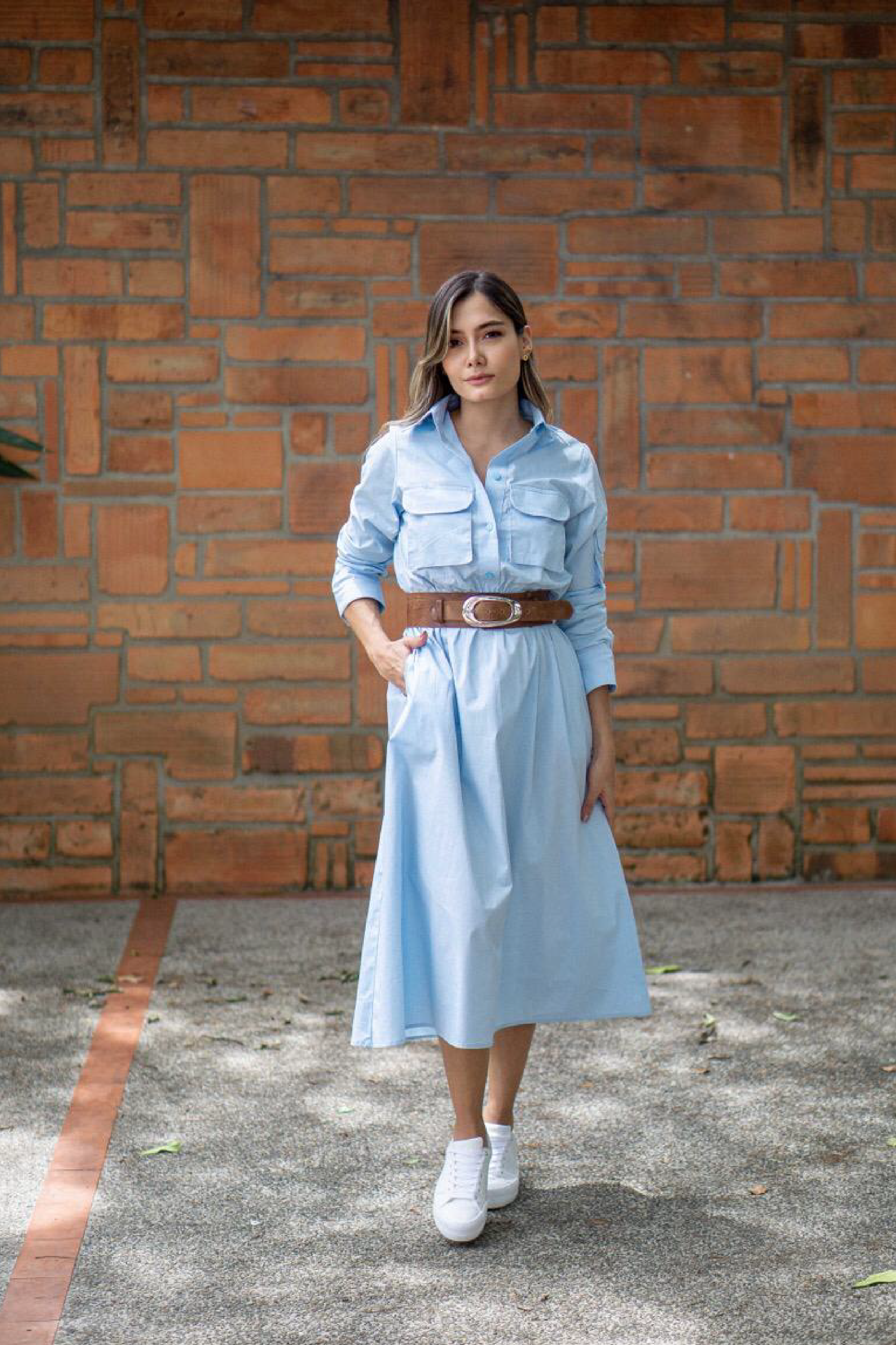 Vestido largo midi Melissa