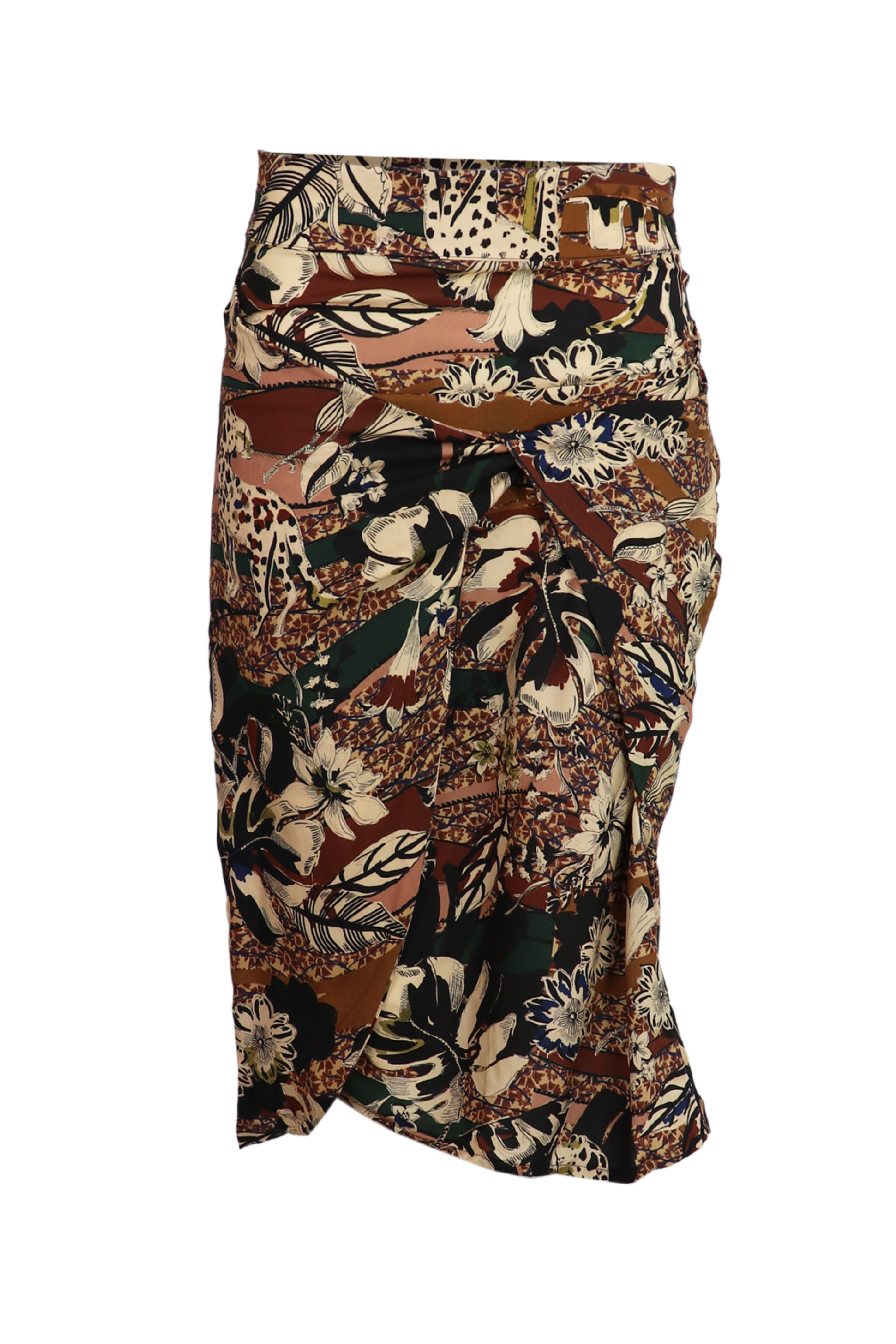 Falda midi Bohío color negro