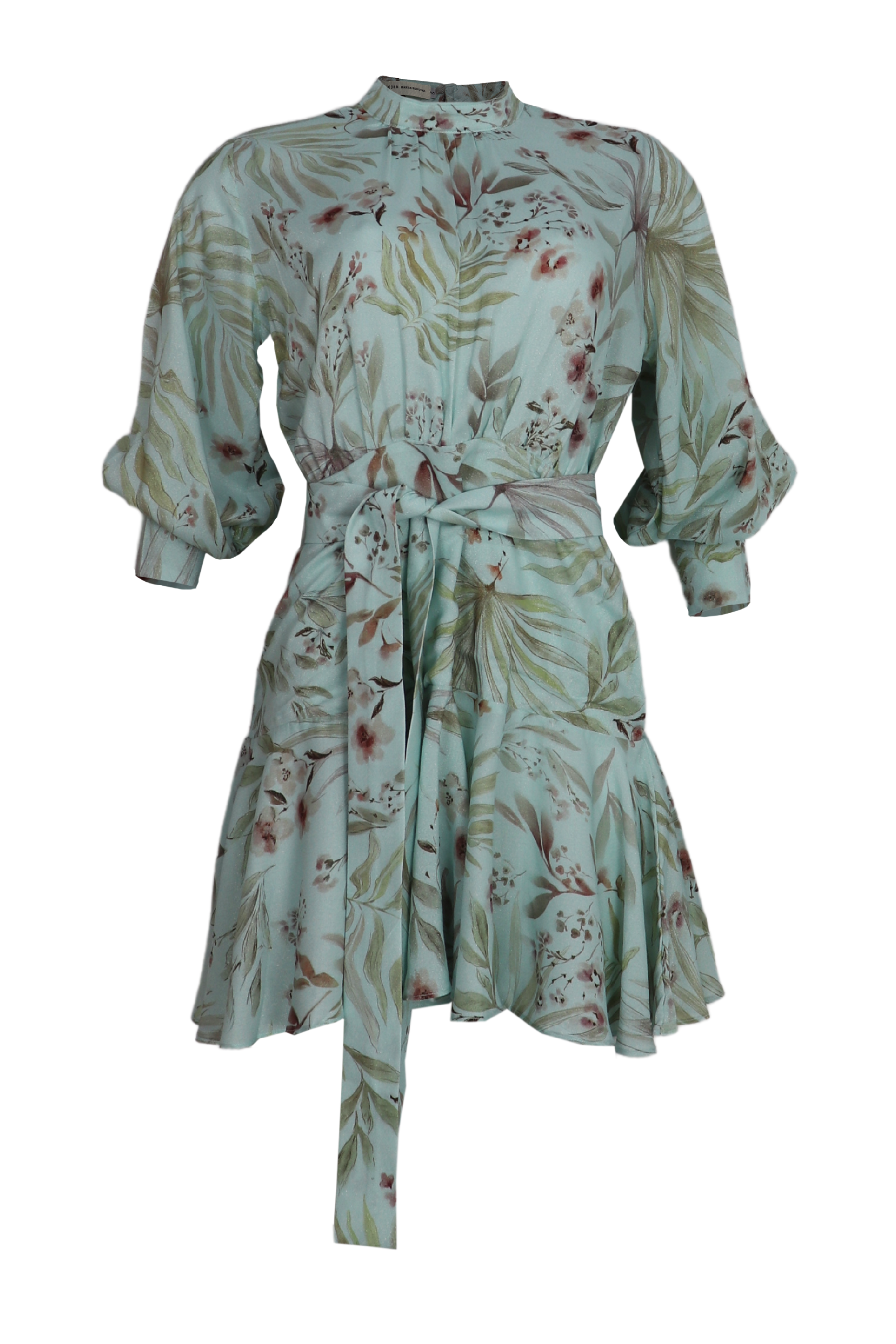 Vestido Corto con manga larga Mia