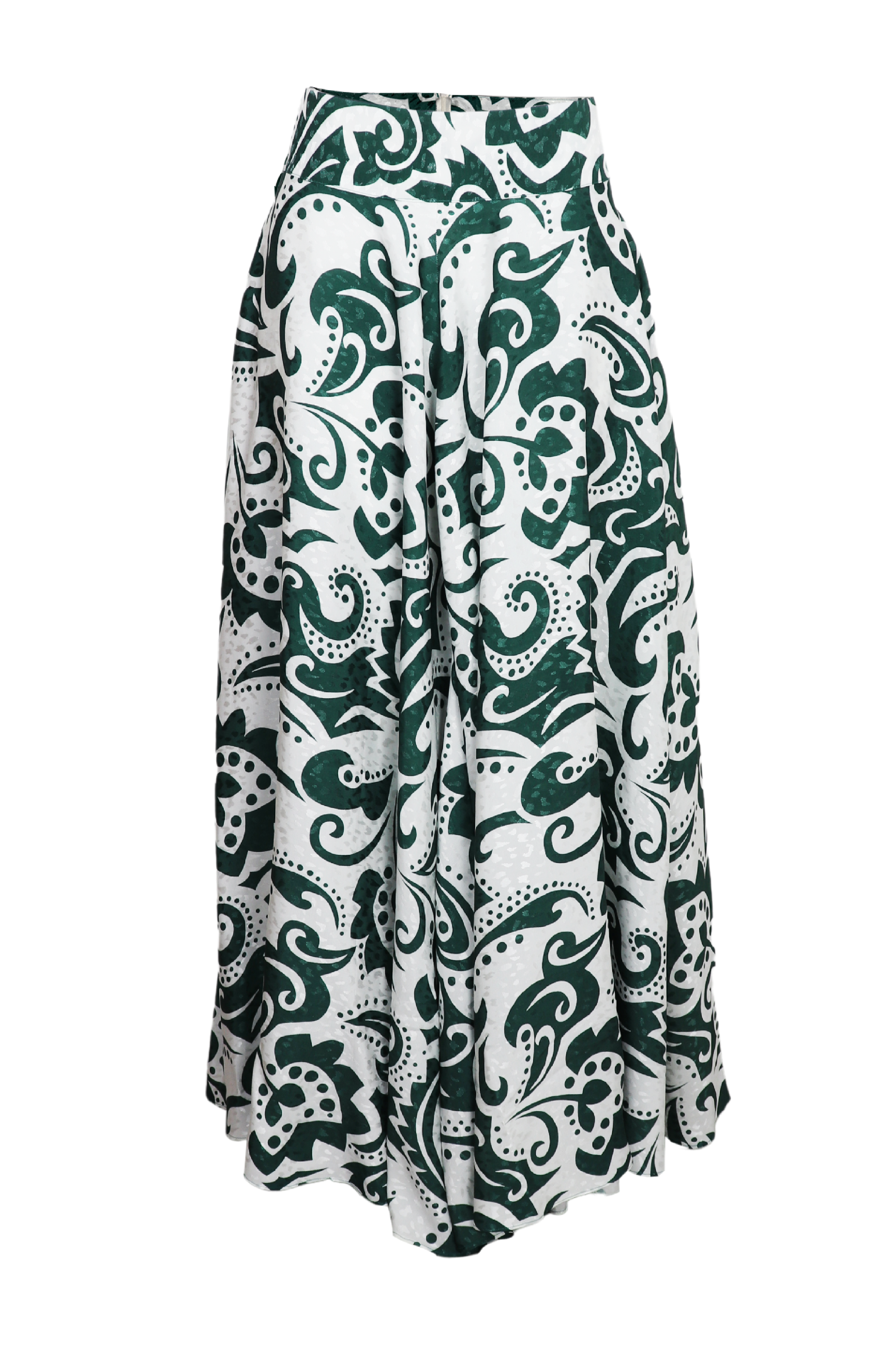 hermosa falda larga con estampado 
