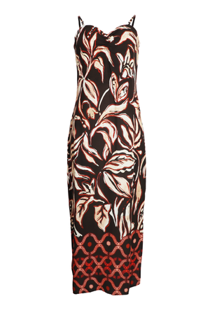 Hermoso vestido largo de tiras Mipha
