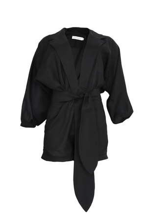 PTJ142301 enterizo corto negro