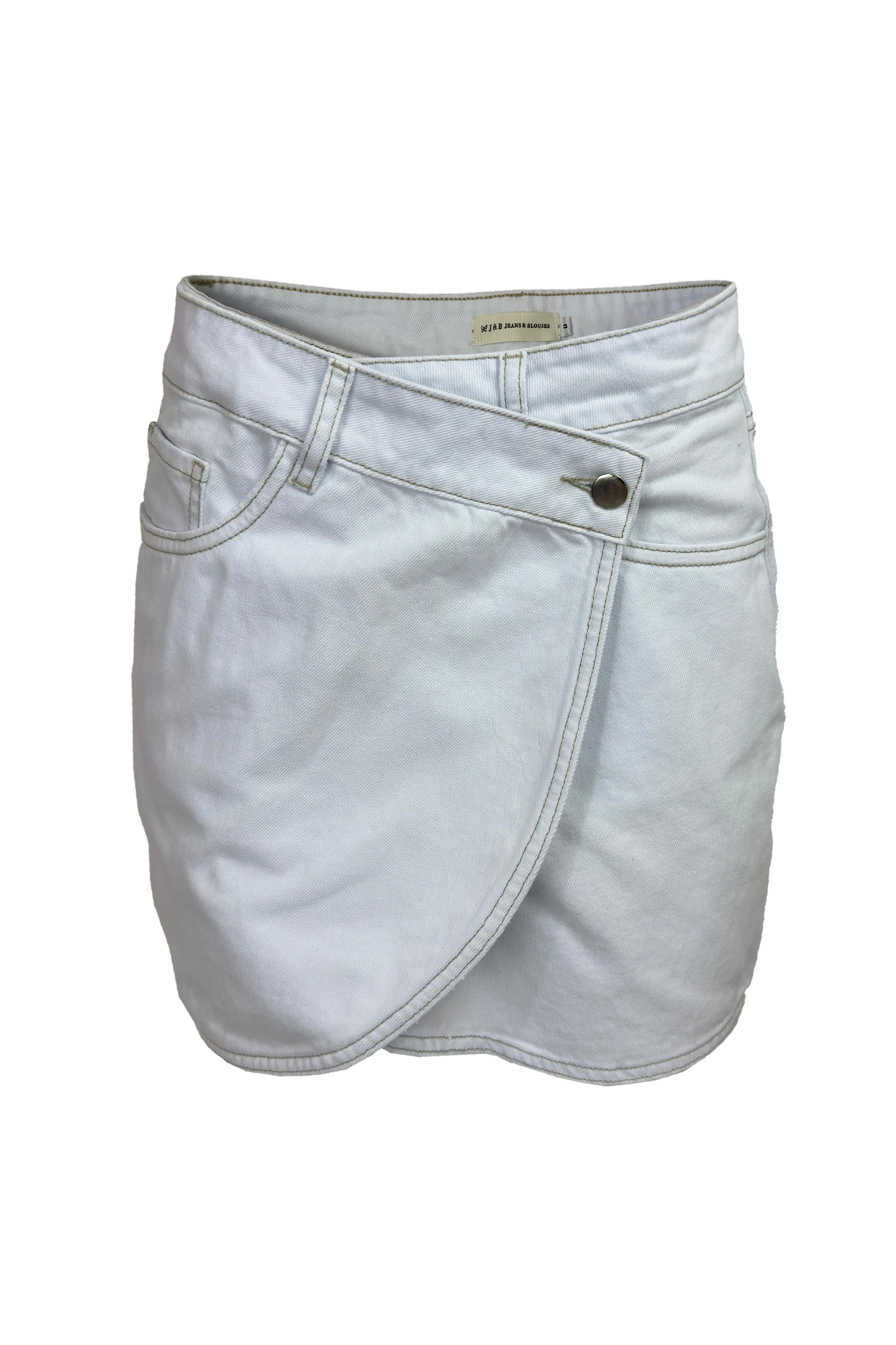 PTJ143201 minifalda blanca

