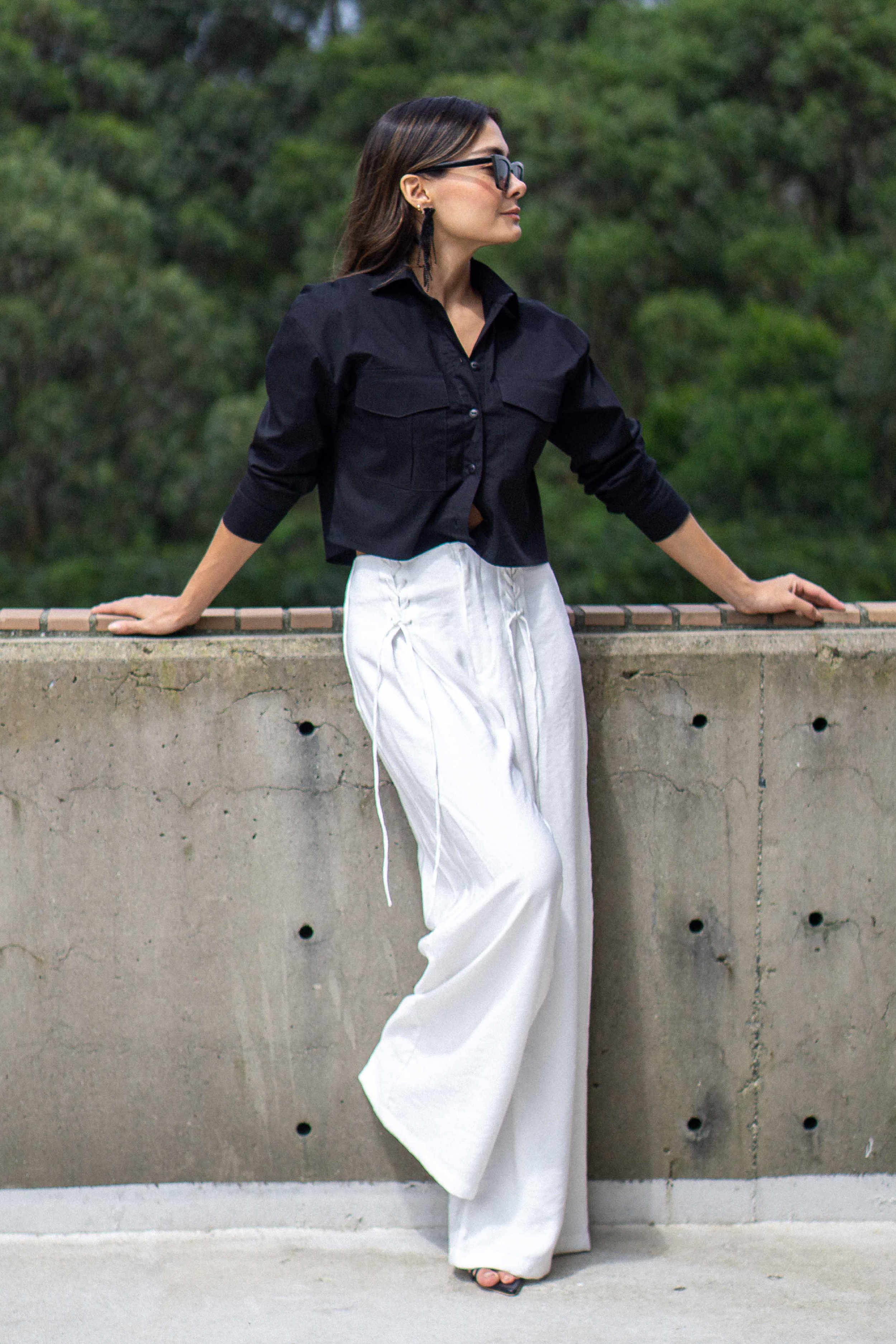 Pantalón con lazos Romanza J&B - Main Image