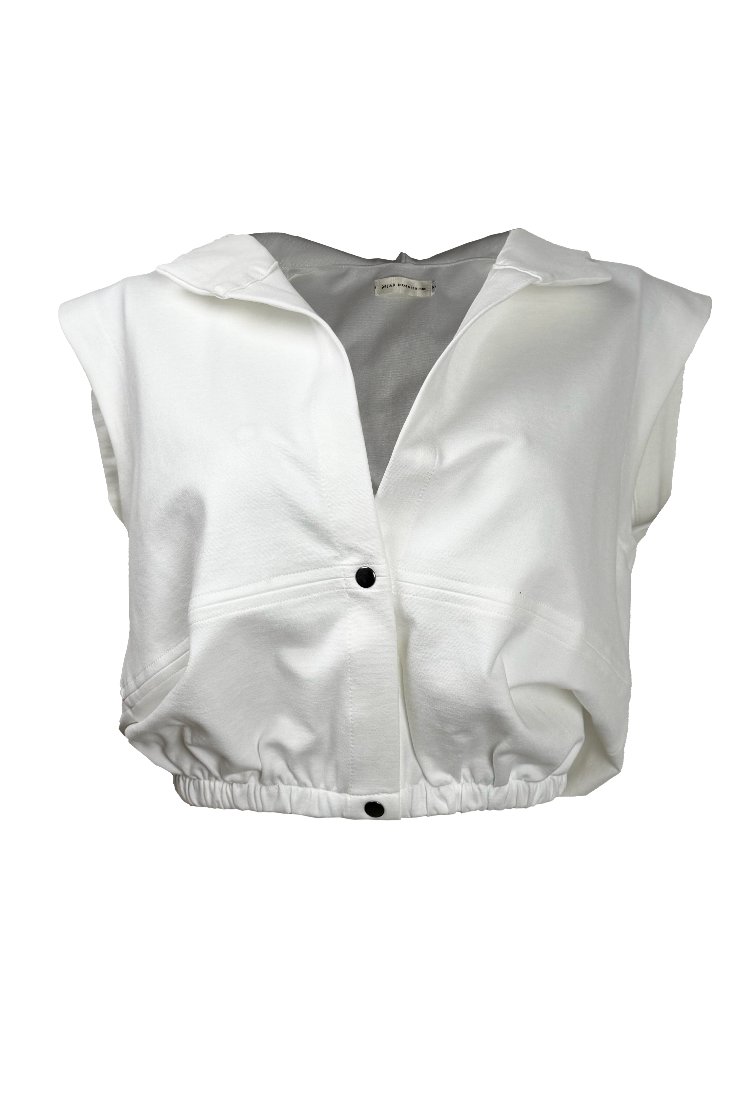 PTJ145429 blusa con capucha blanca