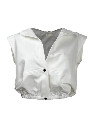 PTJ145429 blusa con capucha blanca