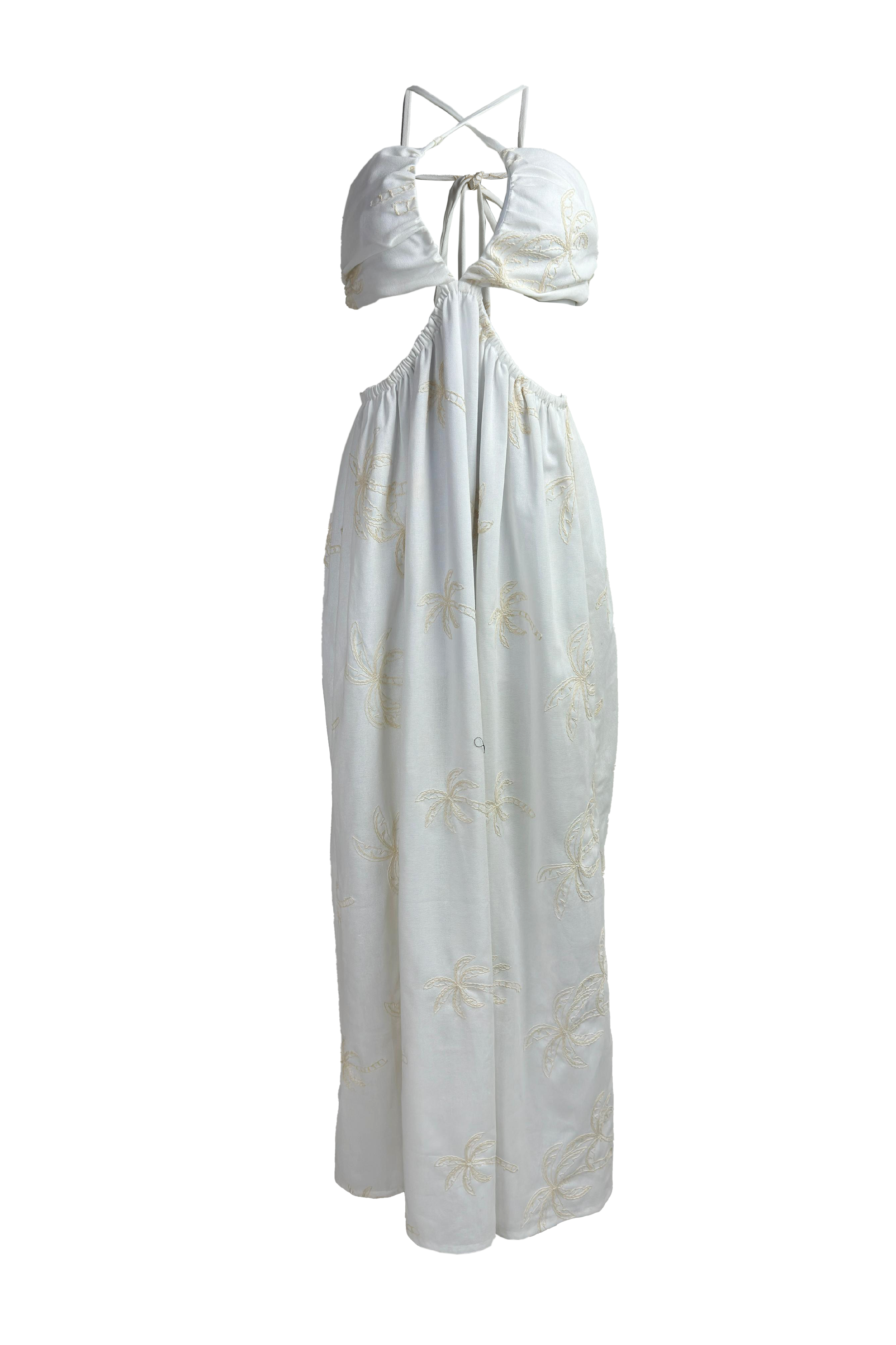 PTJ1468100 vestido blanco bordado 