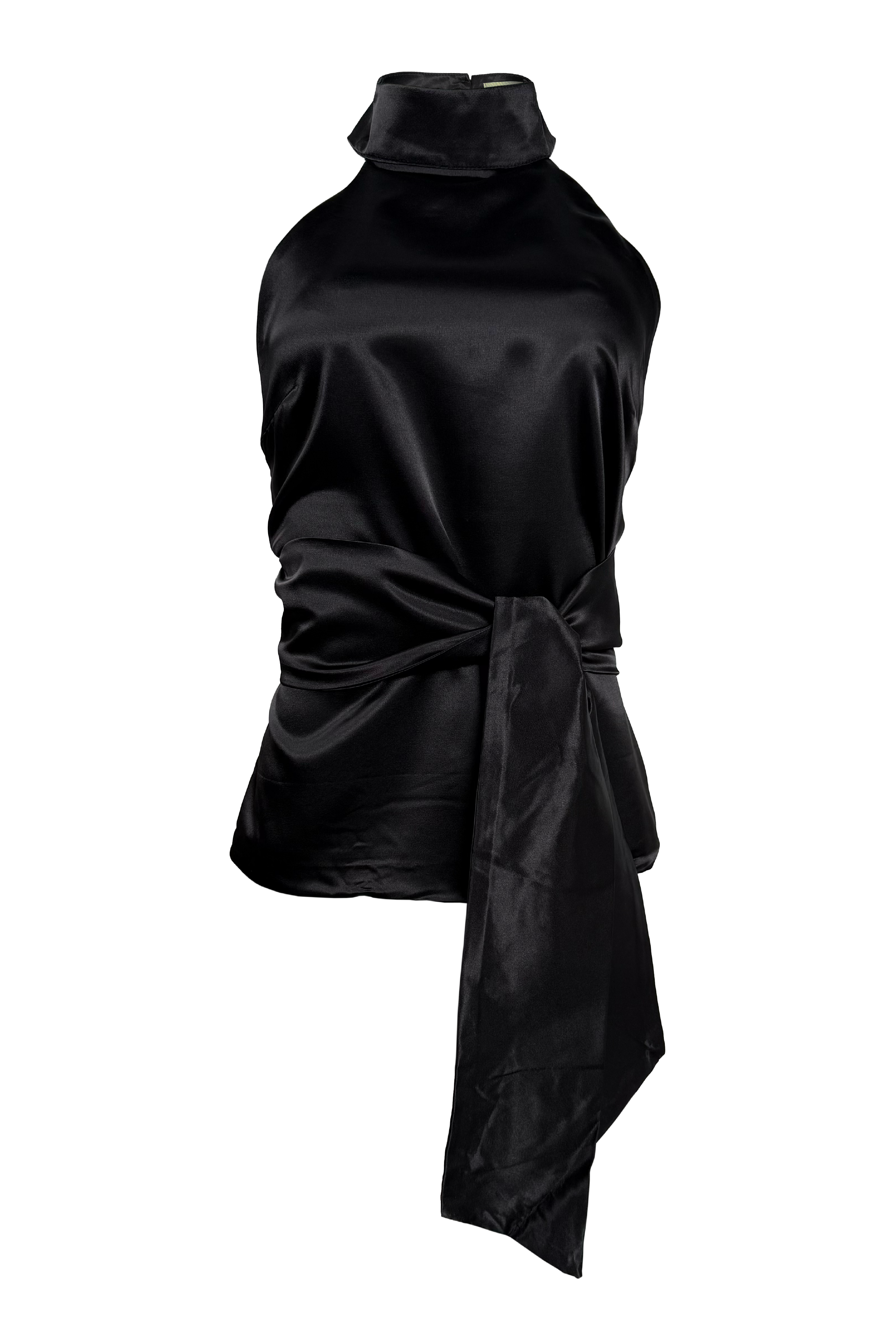 Blusa satinada con escote en espalda Marie Claire