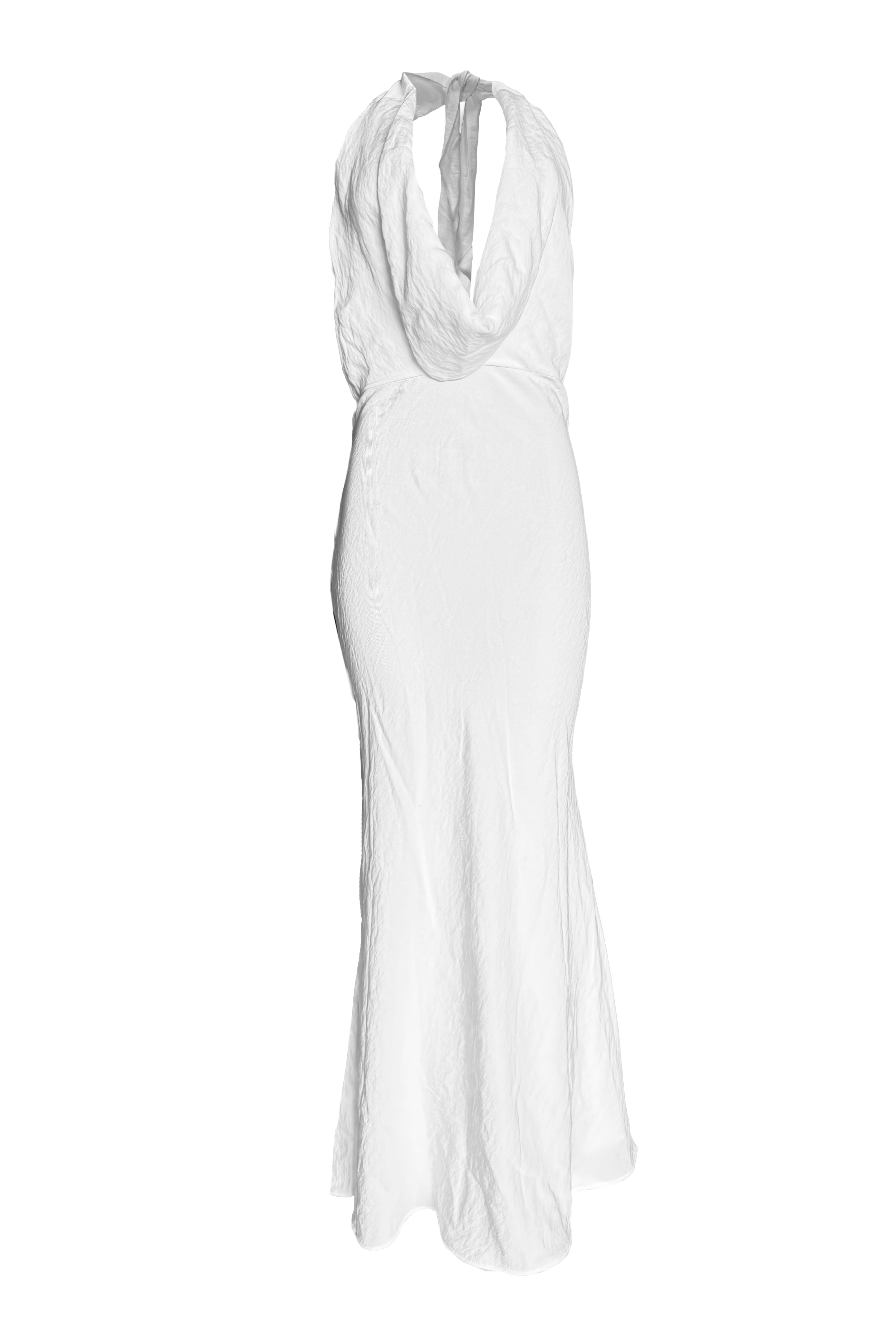 PTJ14803000 vestido largo con escote y espalda con tira larga
