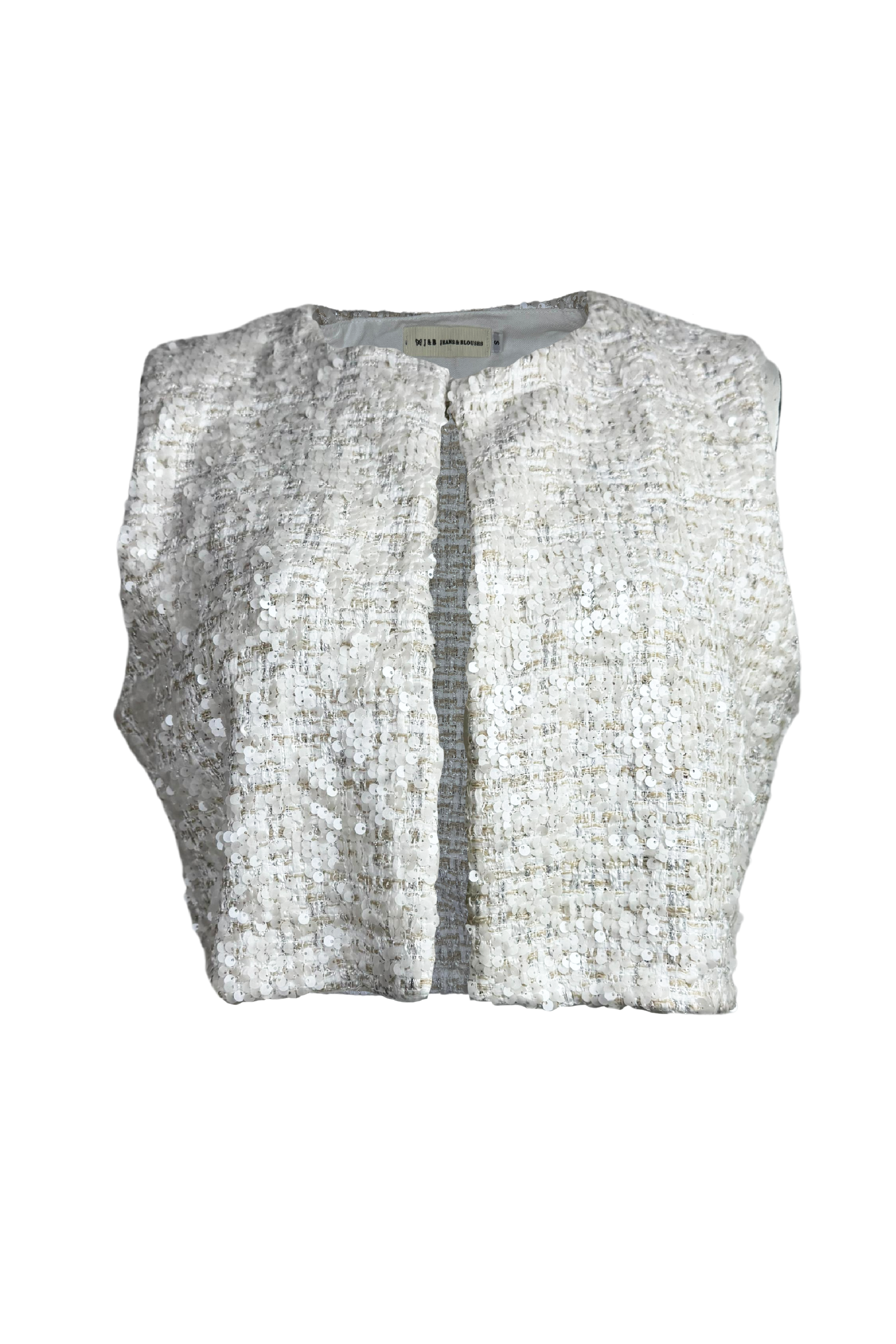 PTJ149512 chaleco con brillantes 