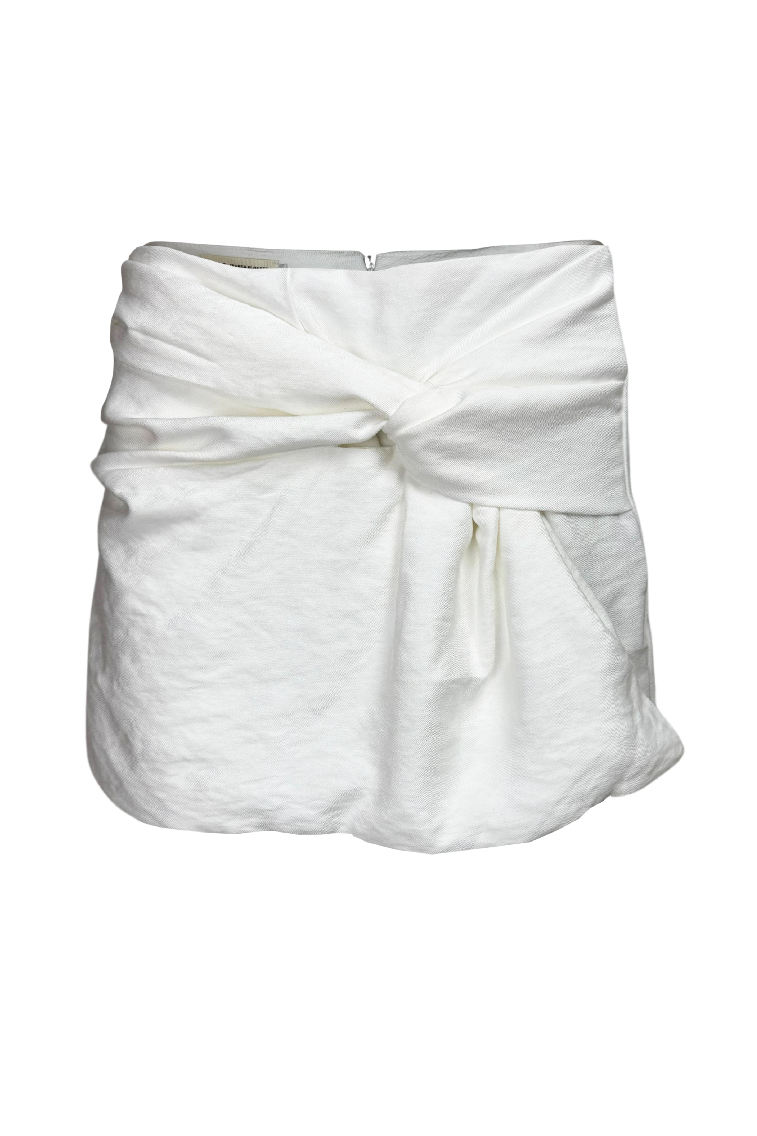 PTJ149630 falda short blanco