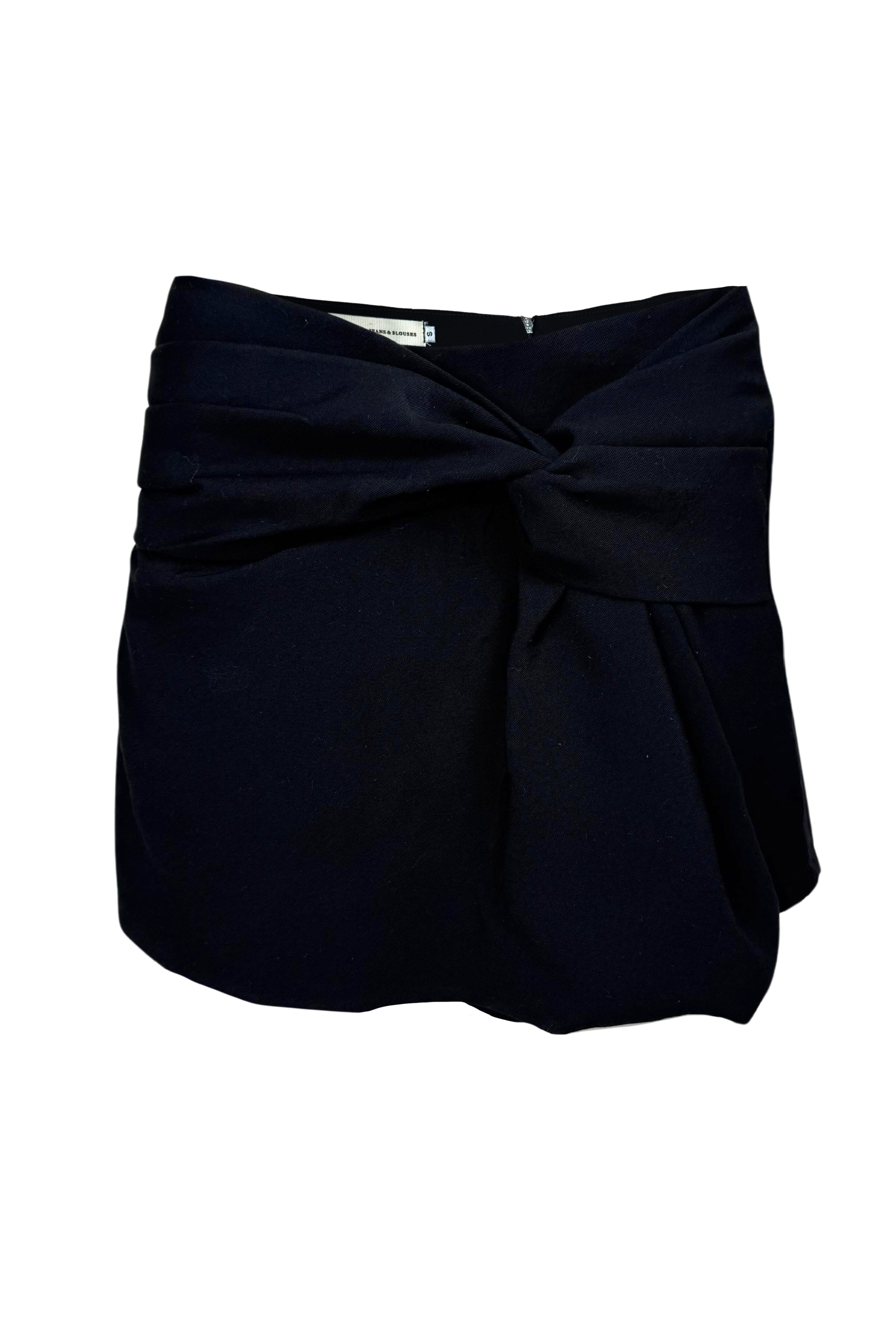 PTJ149630 falda short negra