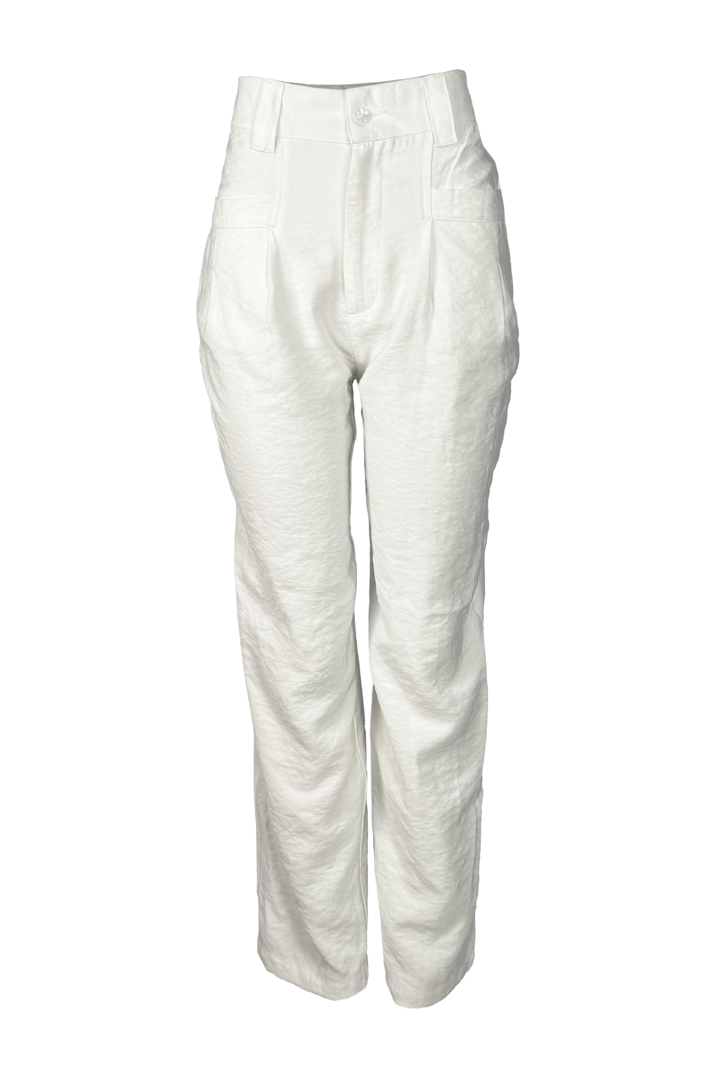 PTJ149730 pantalón blanco con bolsillos 