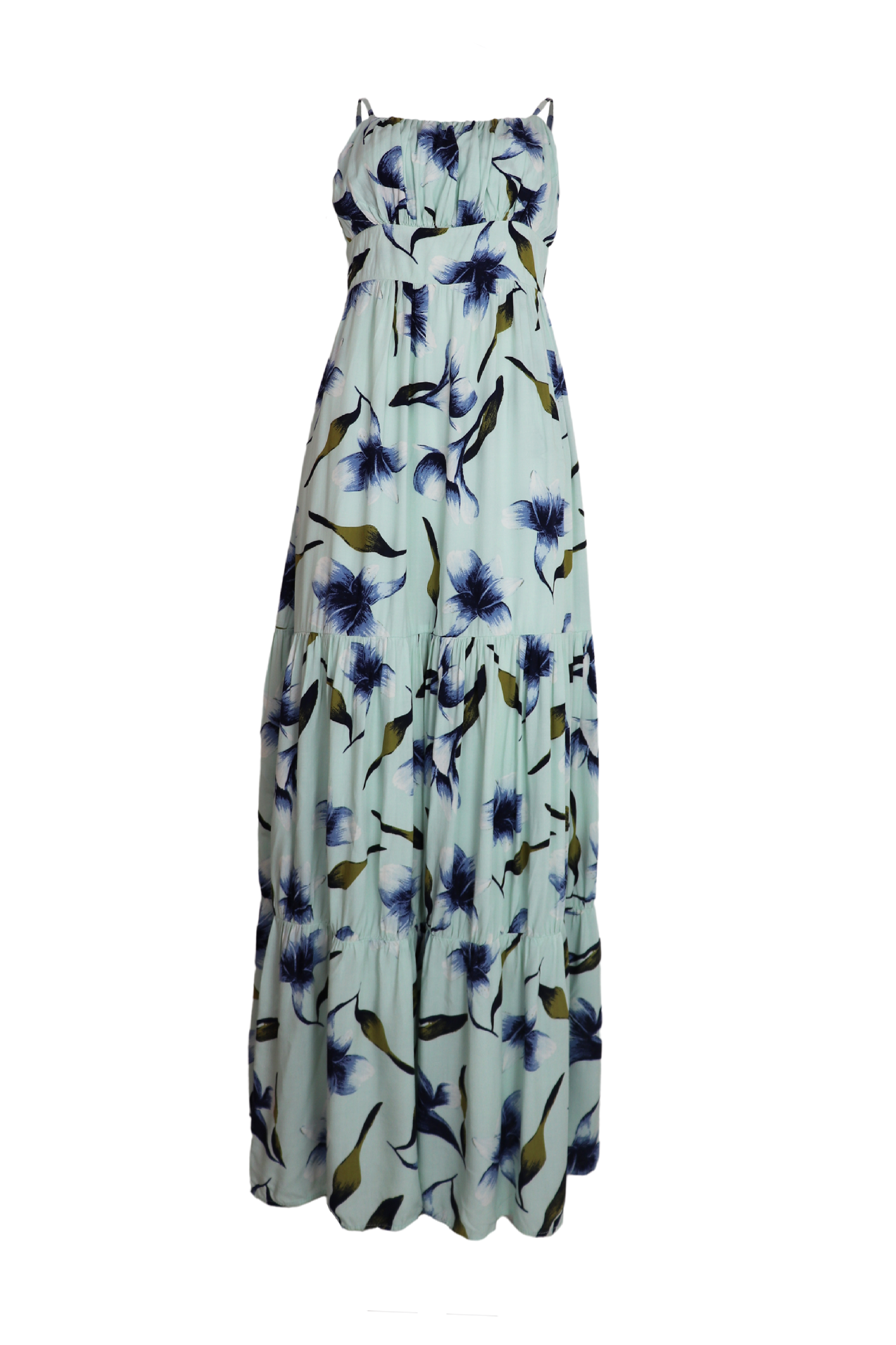 PTJ2092 vestido estampado con tiras