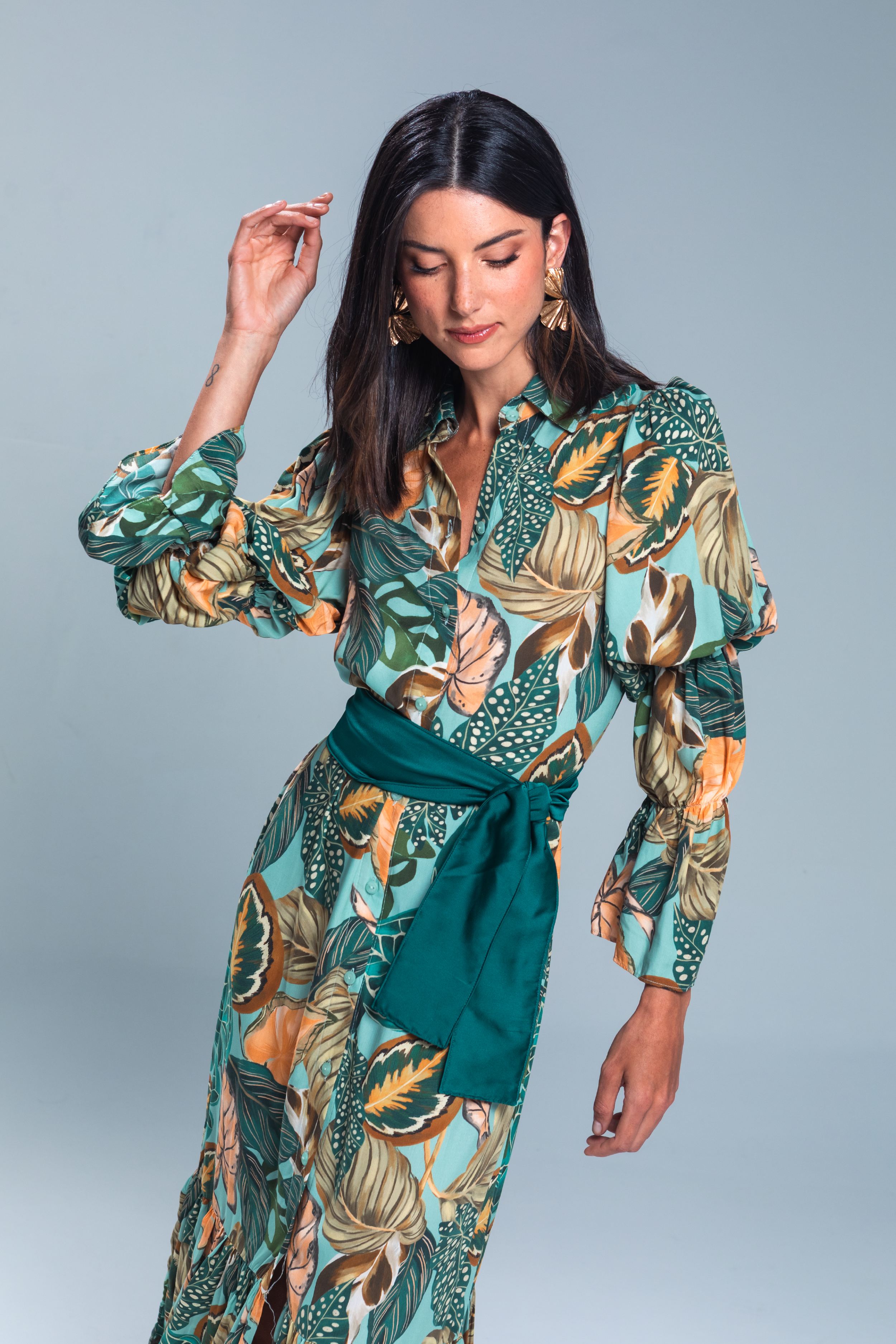PTJ218229003 kimono con lazos