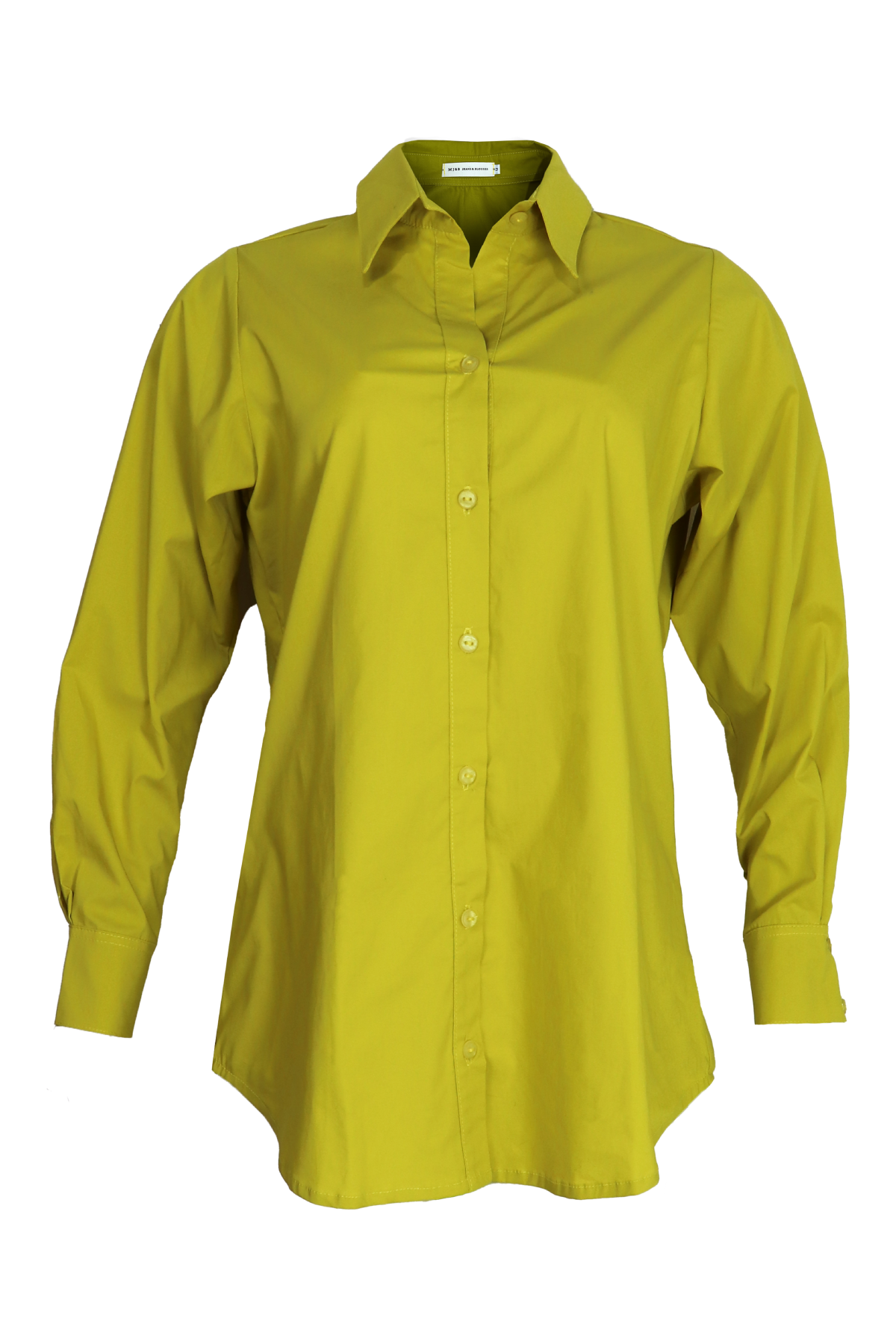 camisa manga larga color limon