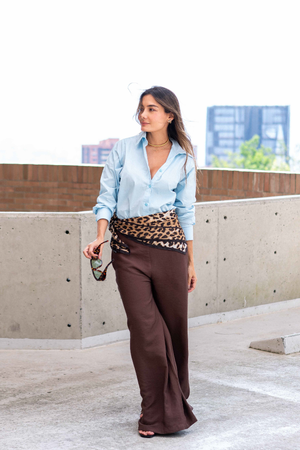PTJ3057300 pantalón muy amplio