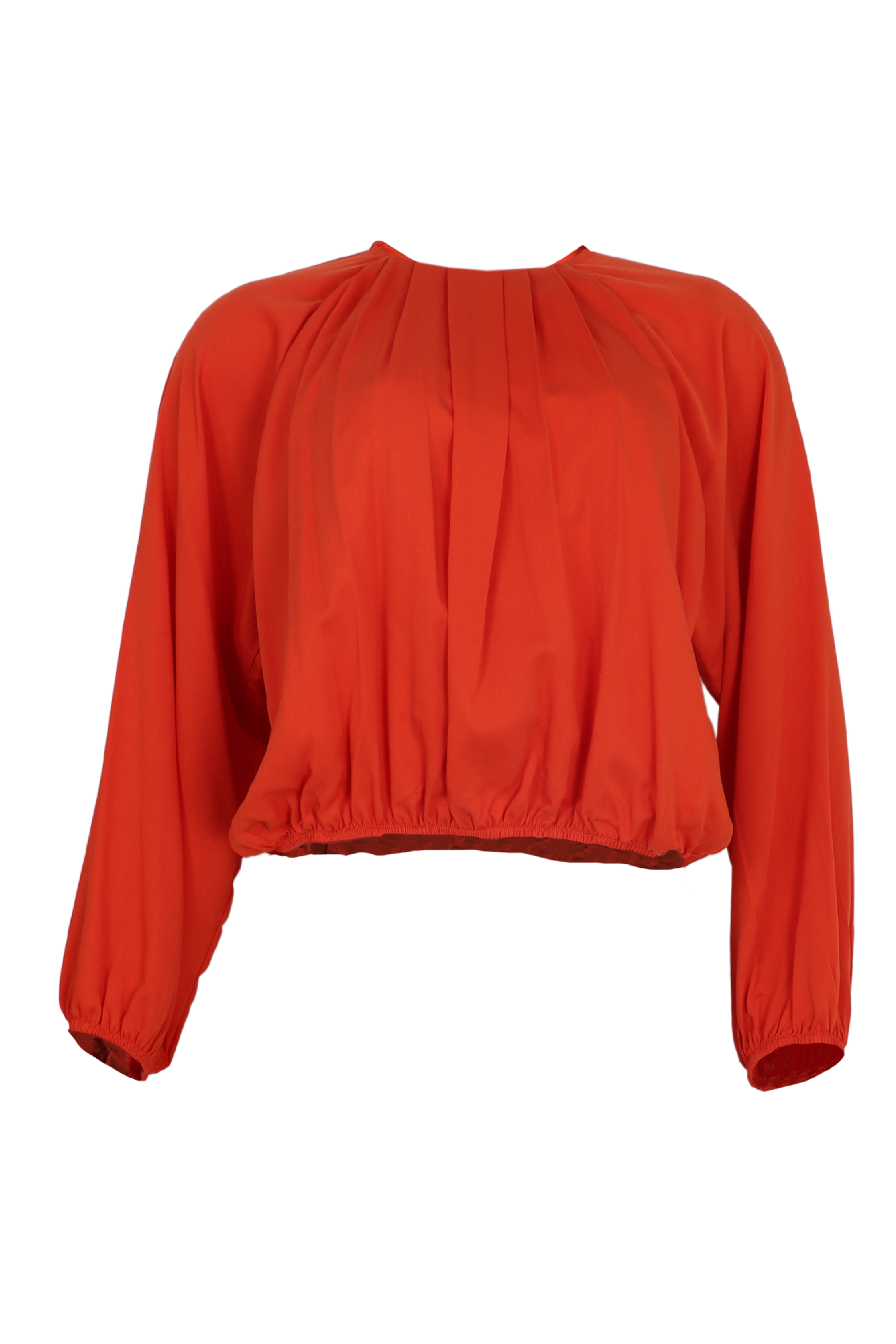 Blusa manga ancha color naranja