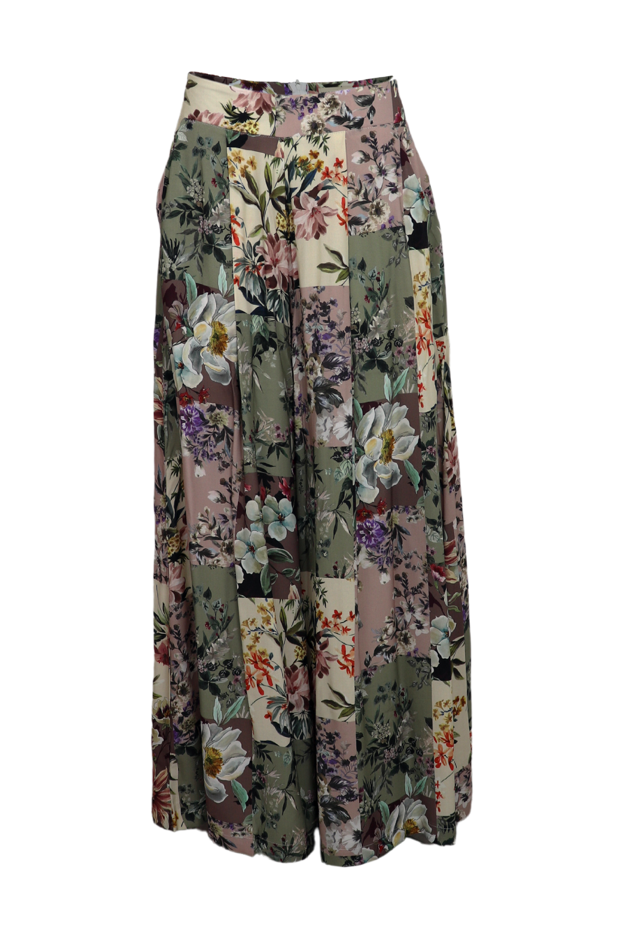Pantalón palazzo con estampado floral
