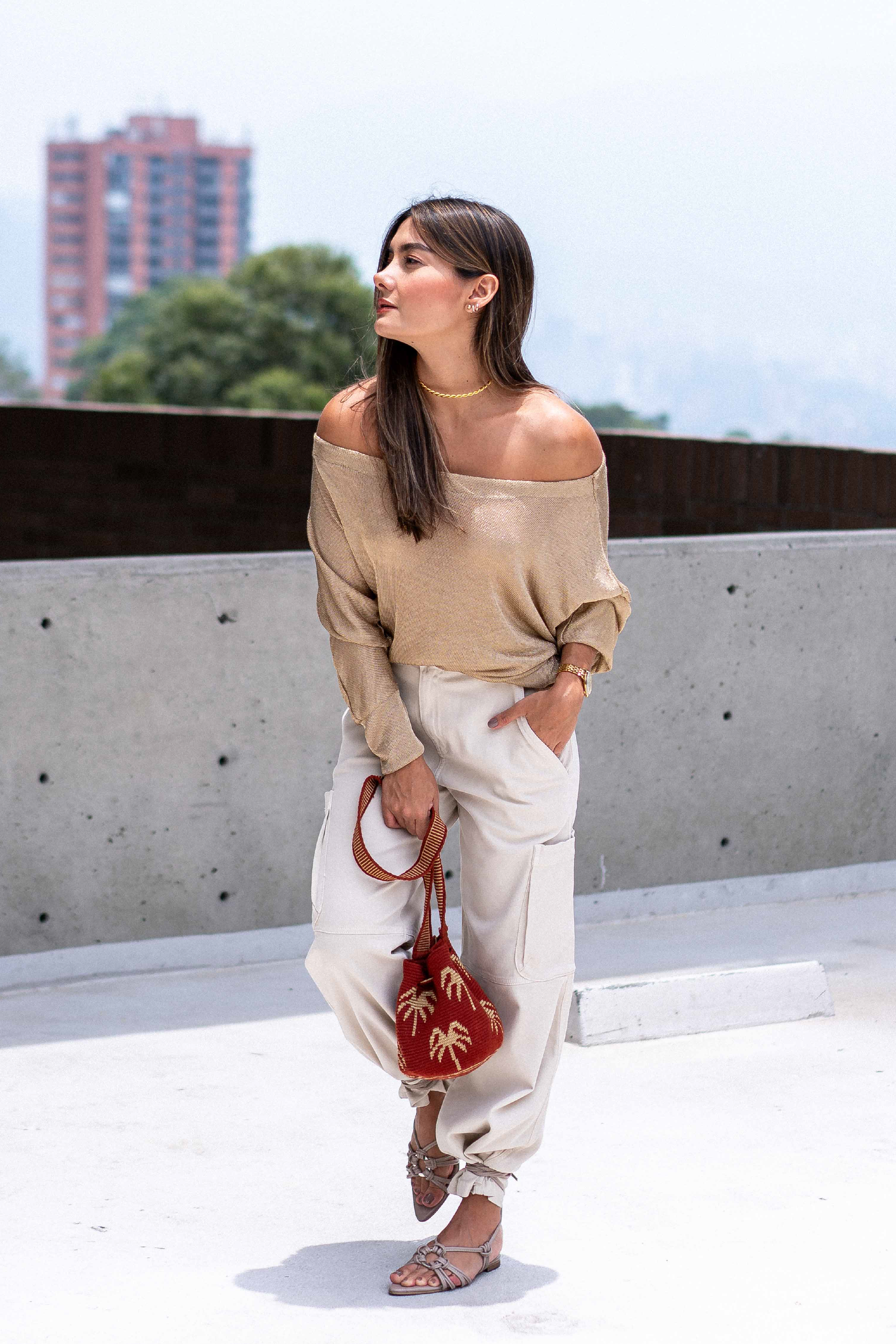 Pantalón tipo cargo Puck