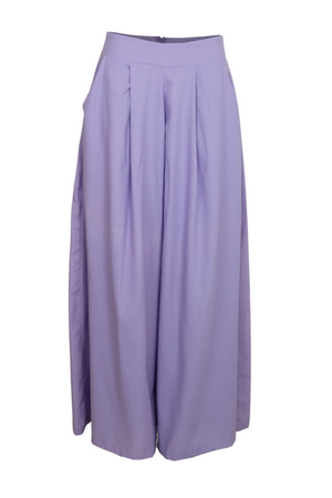 Hermoso pantalón palazzo color lila