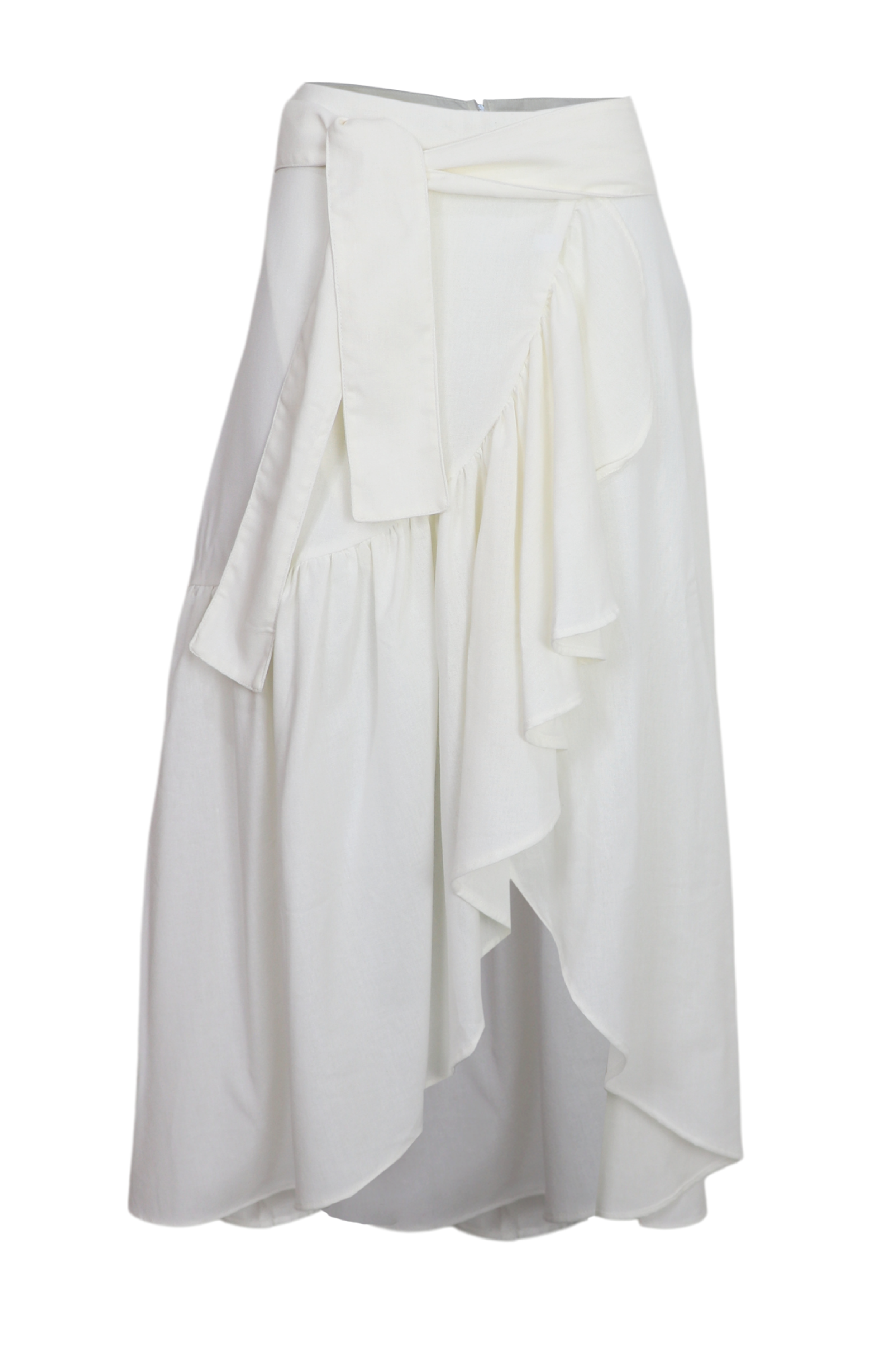 falda color blanco 