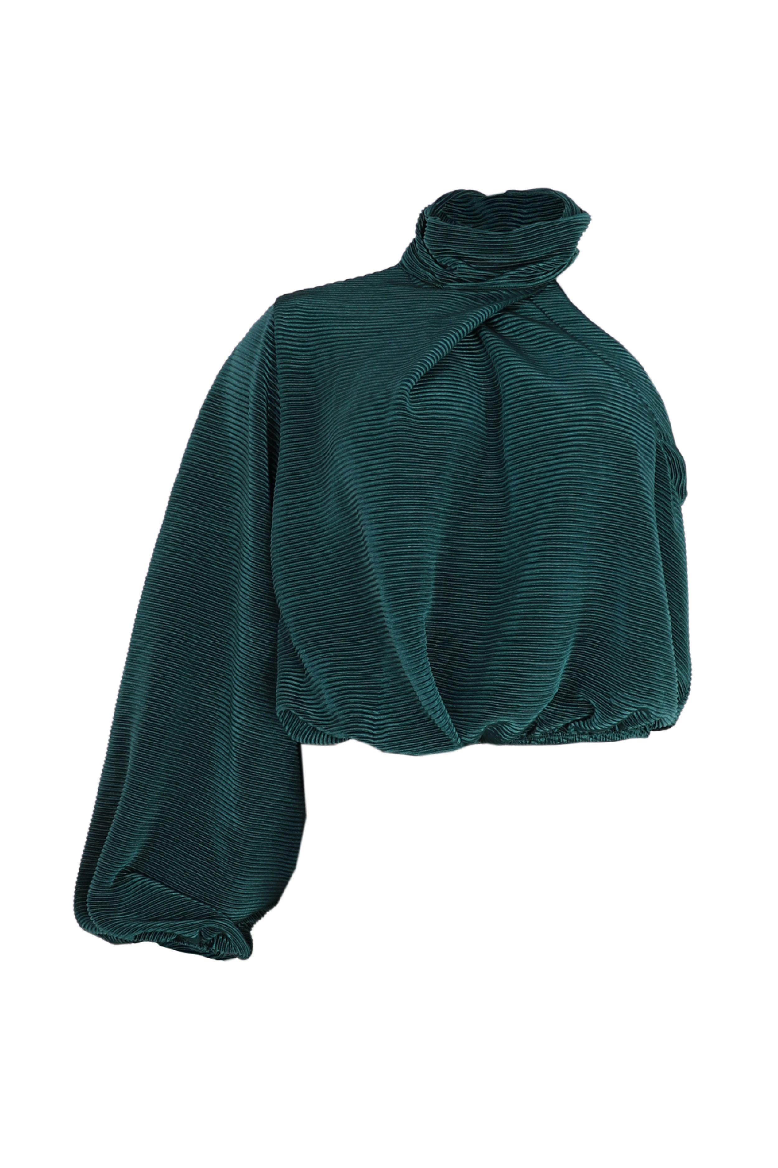 Blusa asimétrica danna color verde