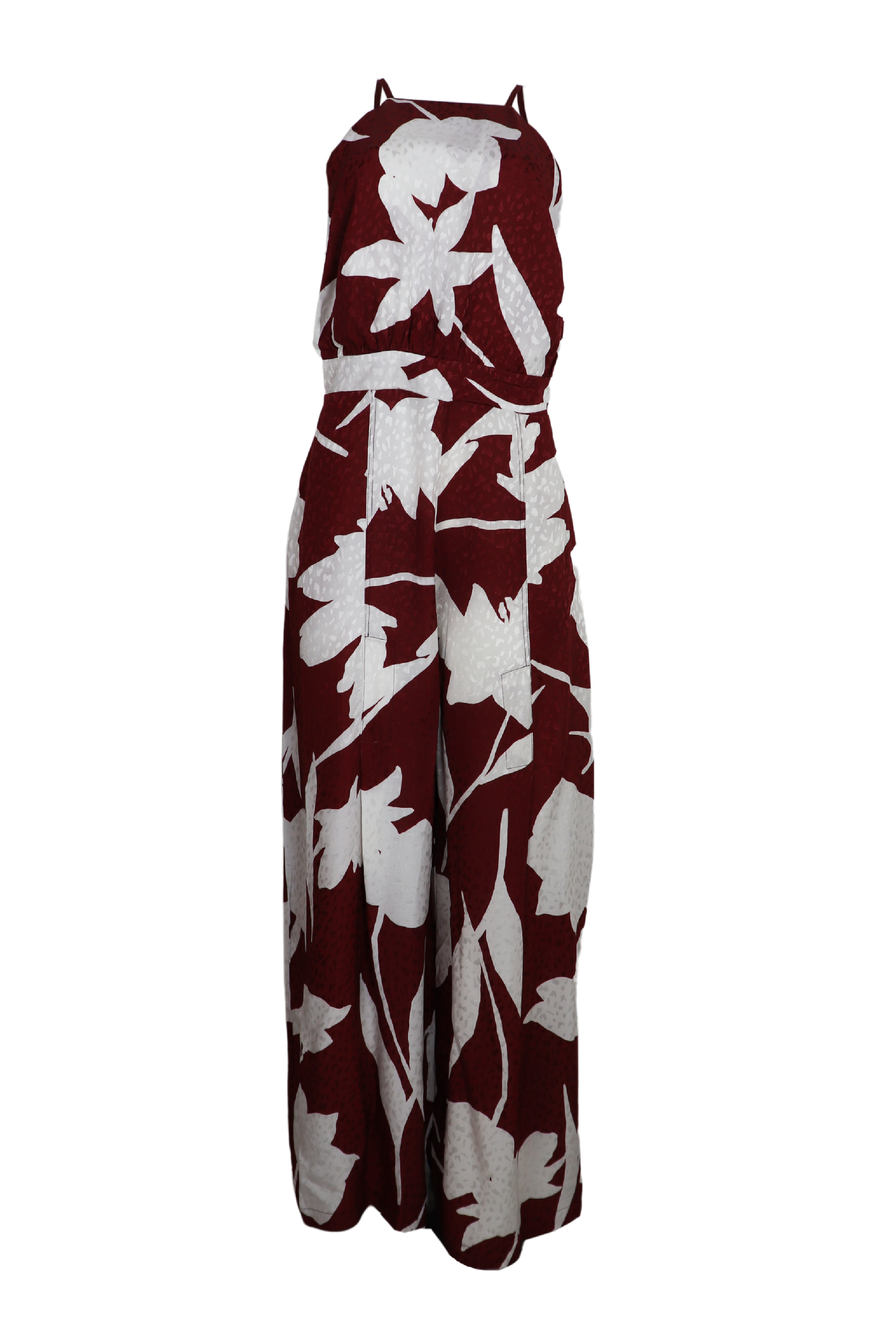 Enterizo con estampado Maffe color vinotinto