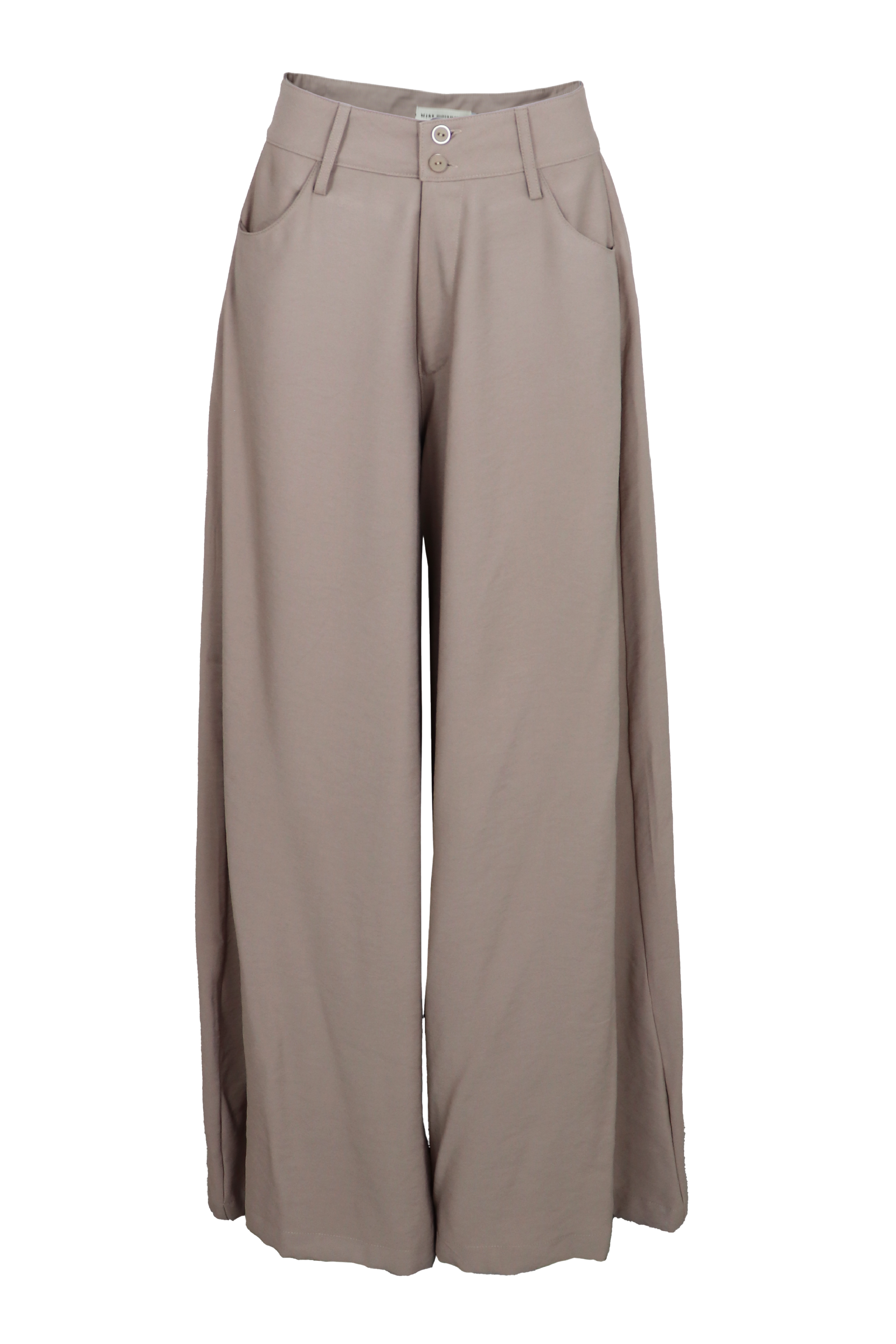 hermoso pantalon palazzo color arena