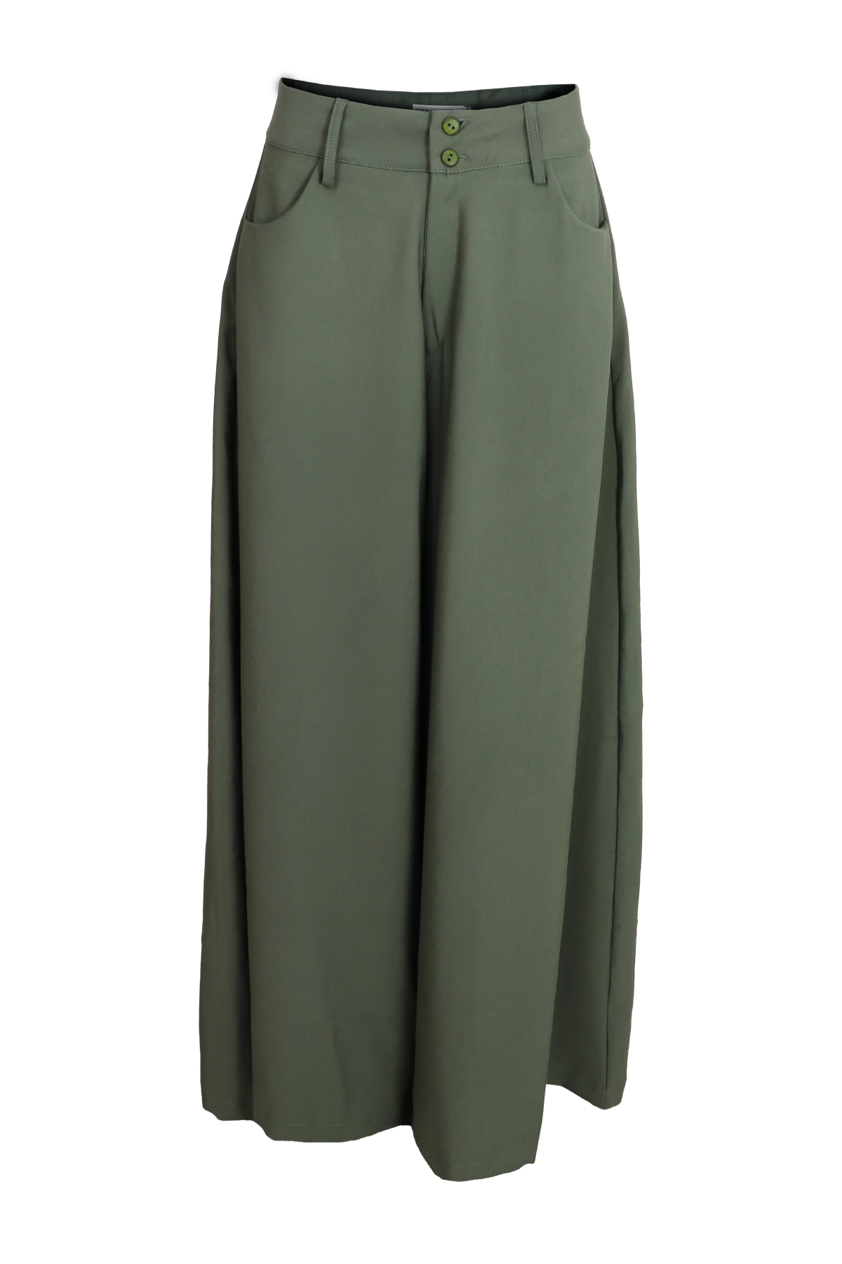 hermoso pantalon palazzo color verde