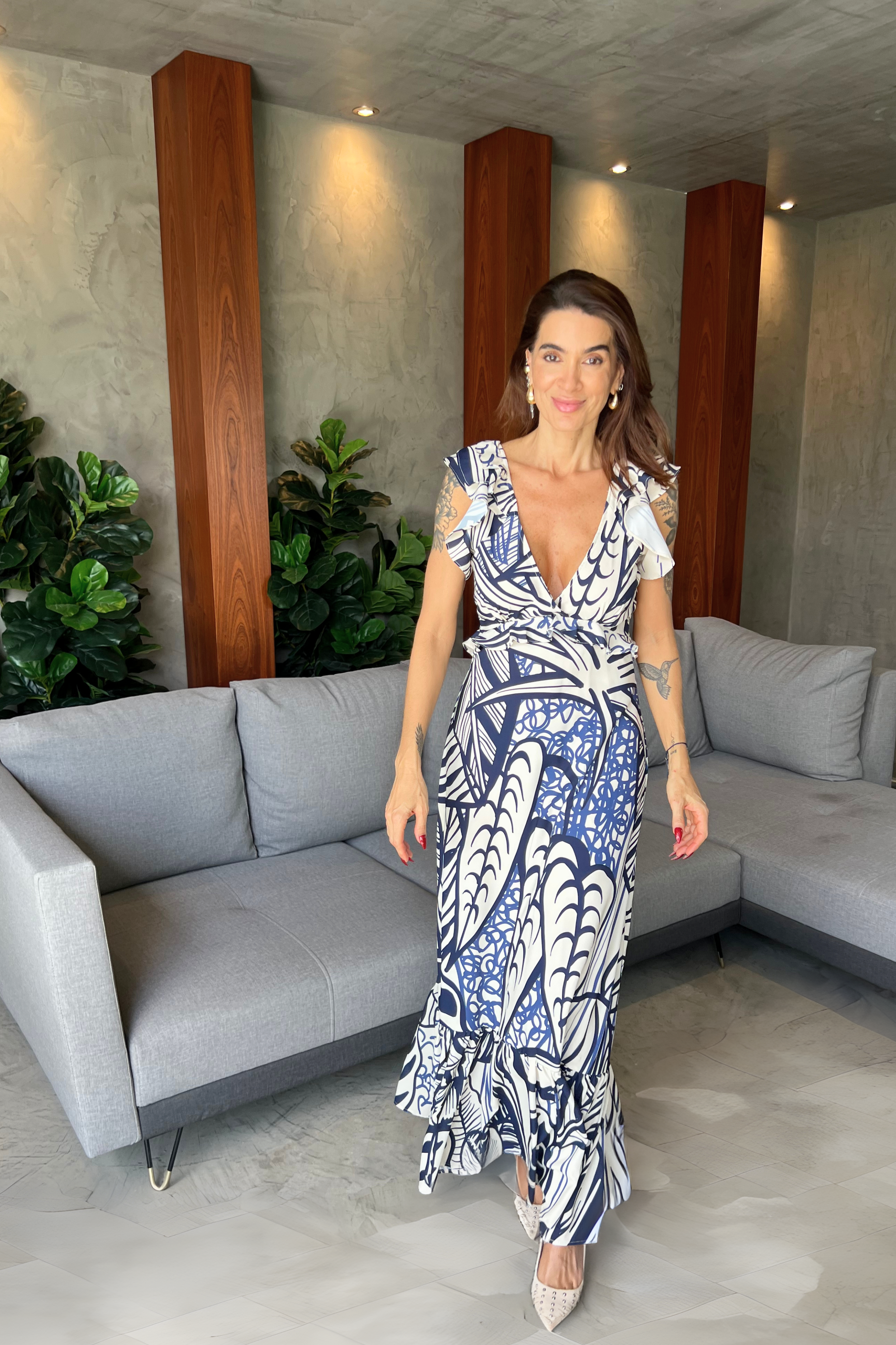 Vestido con boleros Isadora